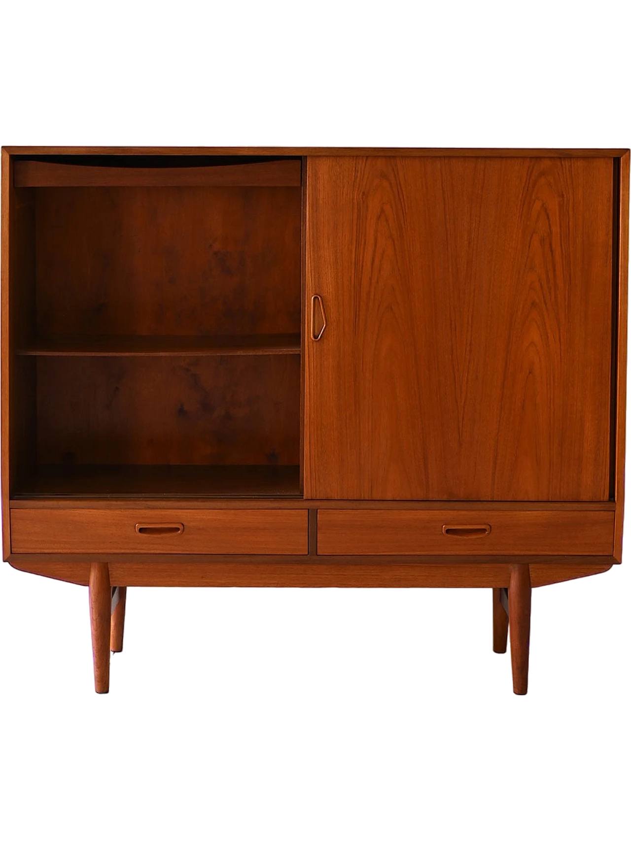 Scandinavian teak highboard 16
