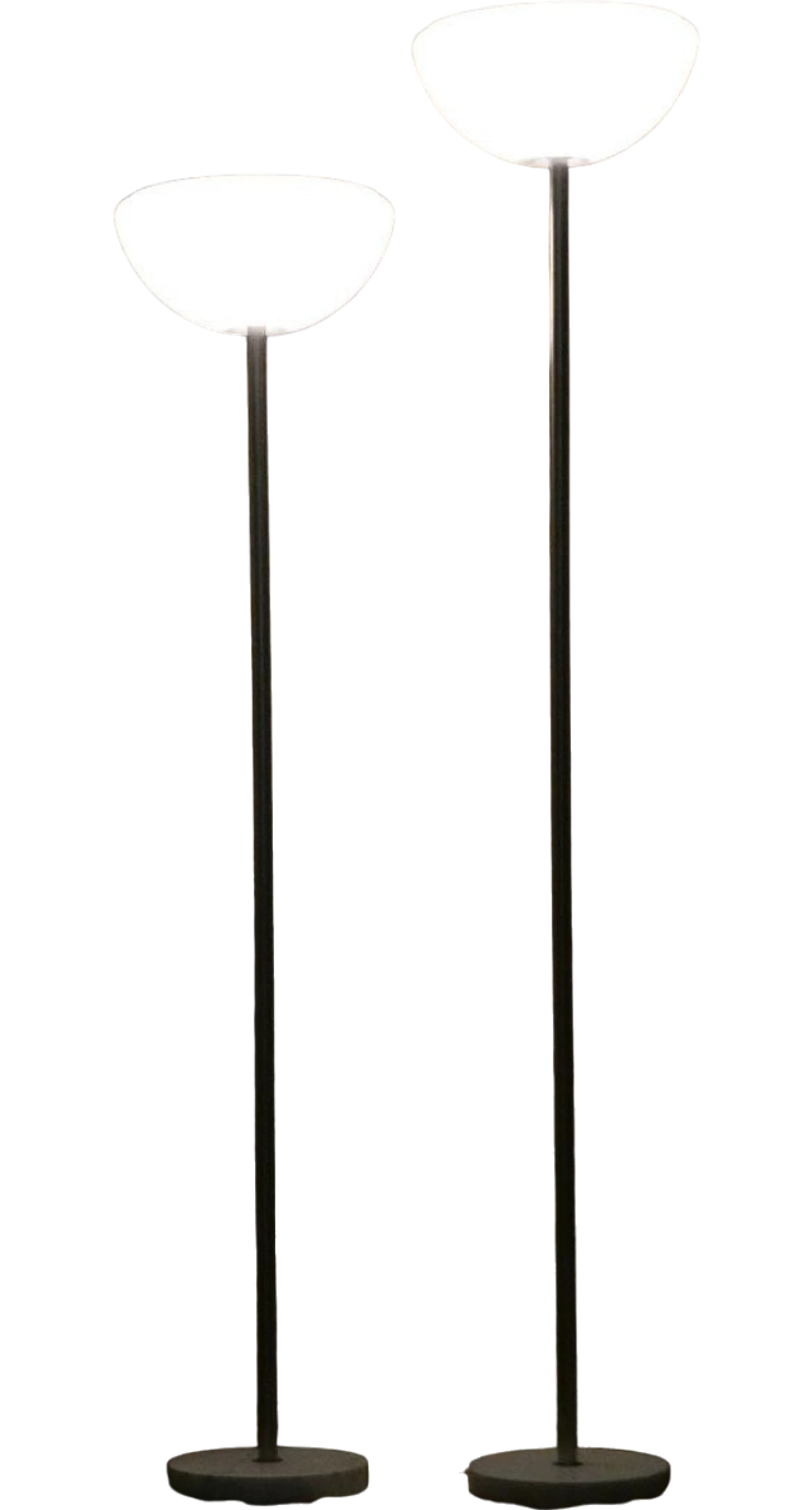 Coppia di lampade da terra di Achille Castiglioni per Flos, anni '60 24