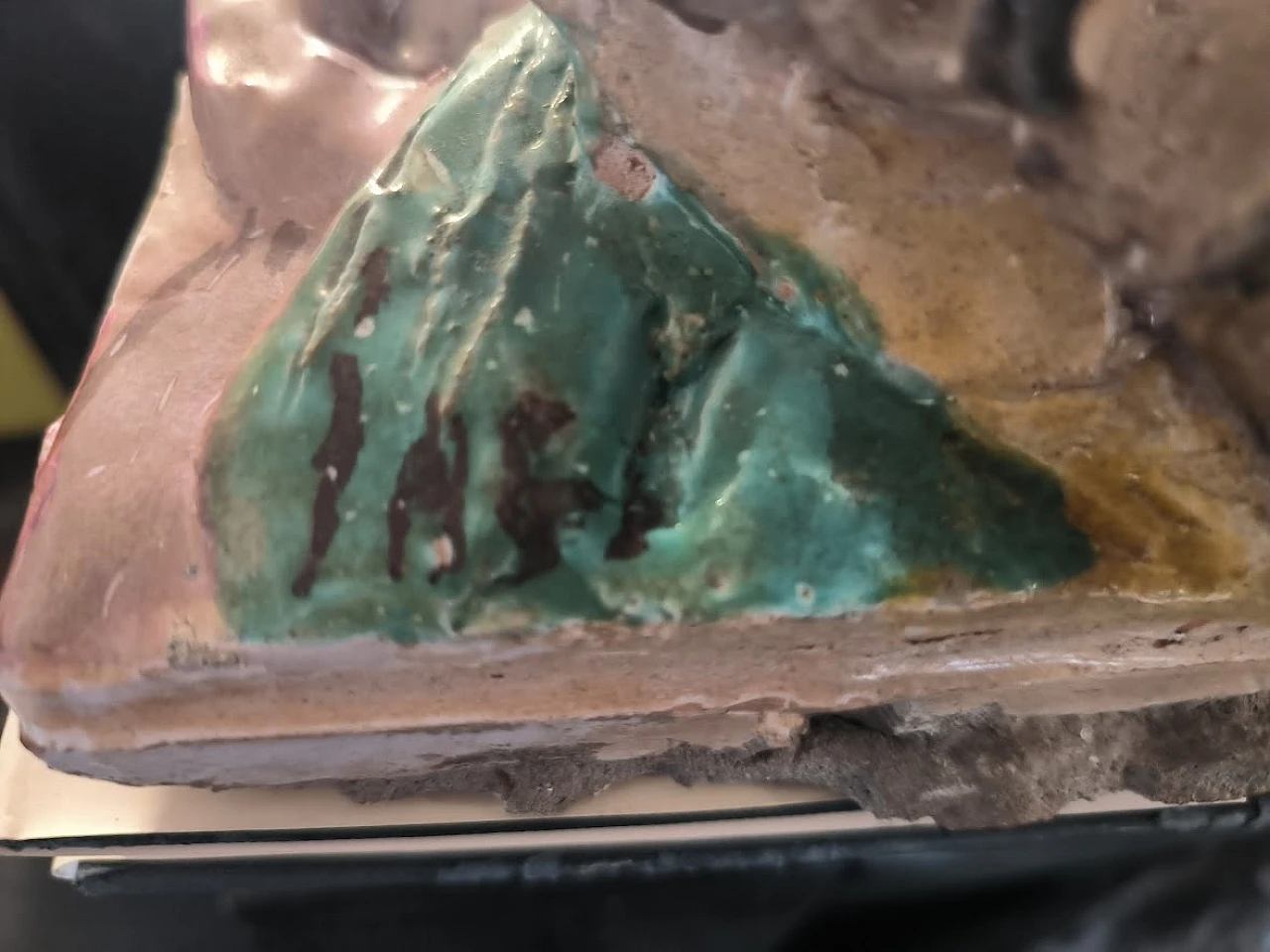 Sculpture "The jazzists" Italian artist ceramic, 60s 7