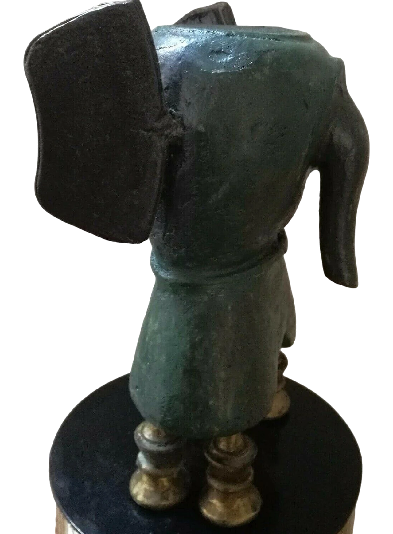 Lufer, Elephant, metal and brass recycling sculpture, 2005 13