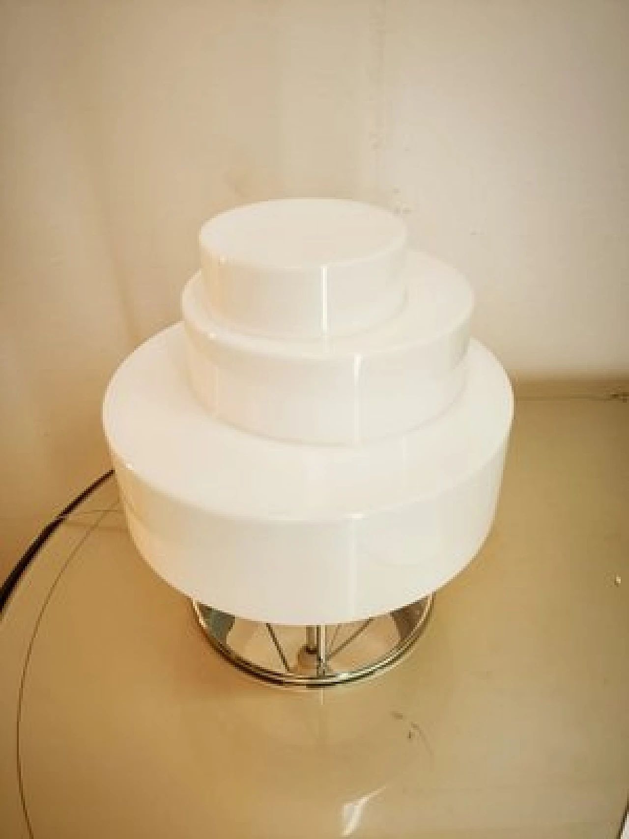 Lampada Space Age in vetro di Murano, anni '70 5