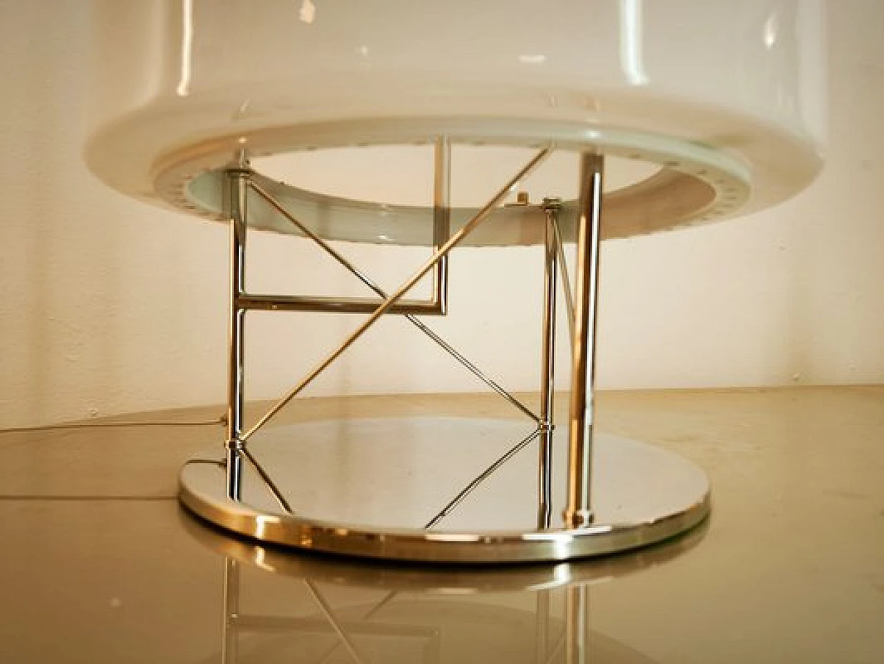 Lampada Space Age in vetro di Murano, anni '70 8