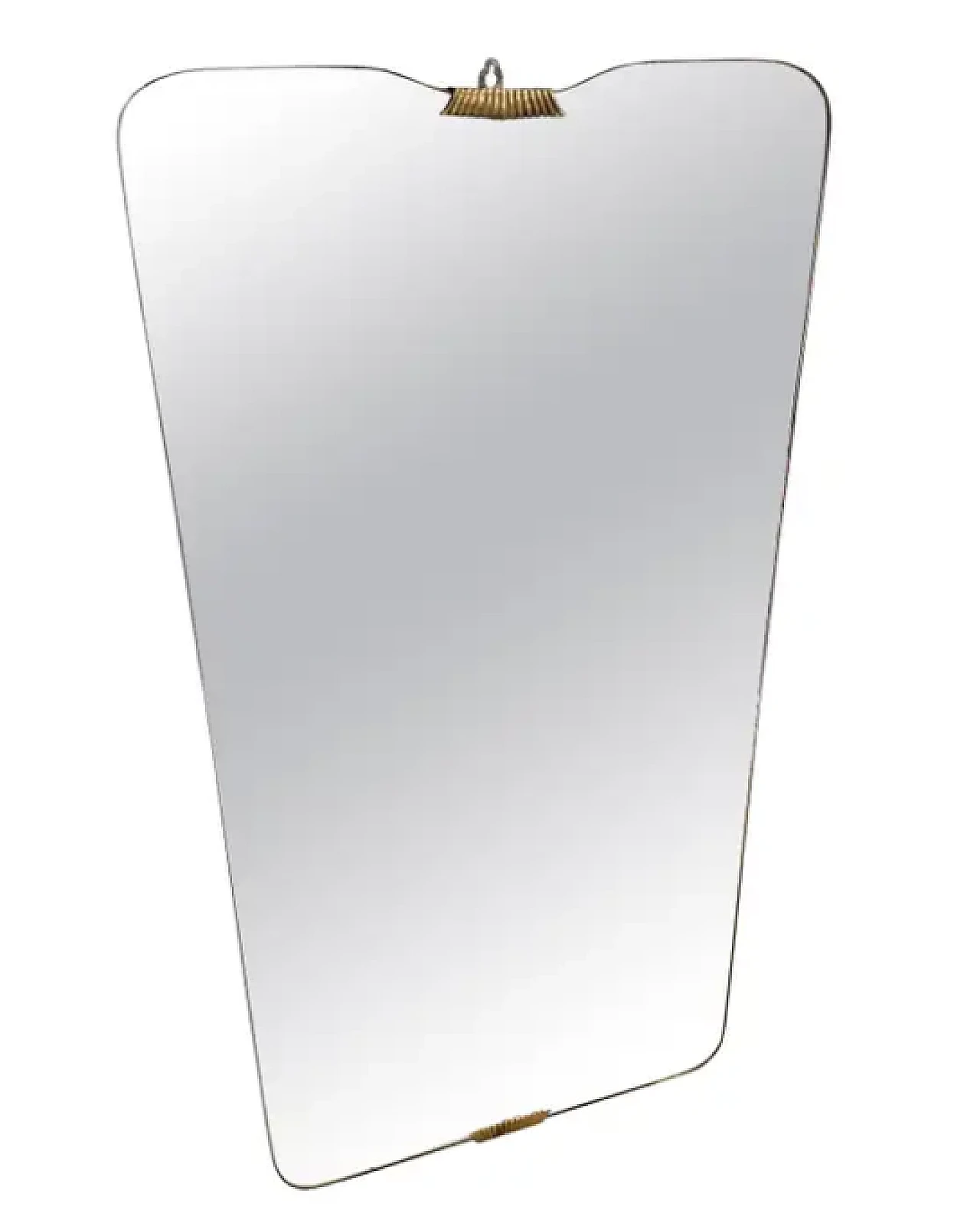 Wall mirror in the shape of a biscuit by Gio Ponti, 1950s 1