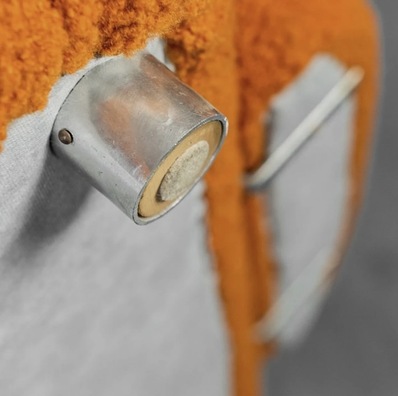 Divano modulare in tessuto bouclè arancione di Coccio Design, anni '70 15