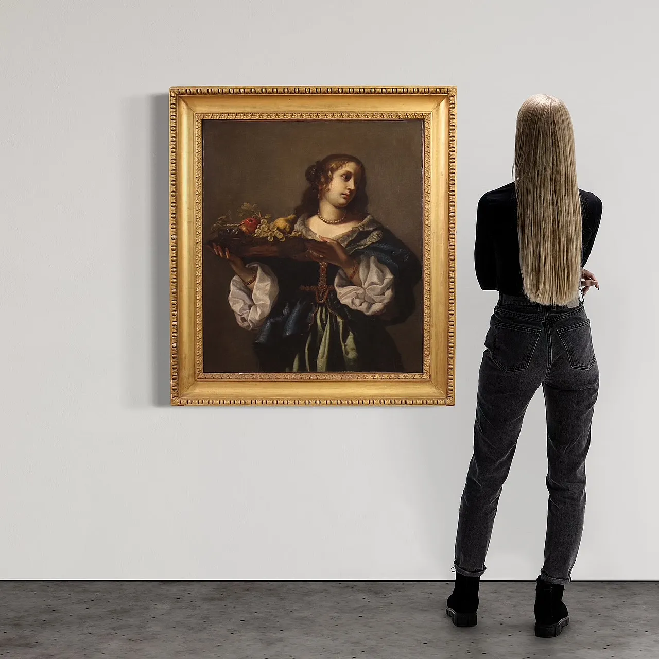 Onorio Marinari attr., Ritratto di dama, da Carlo Dolci, '600 4