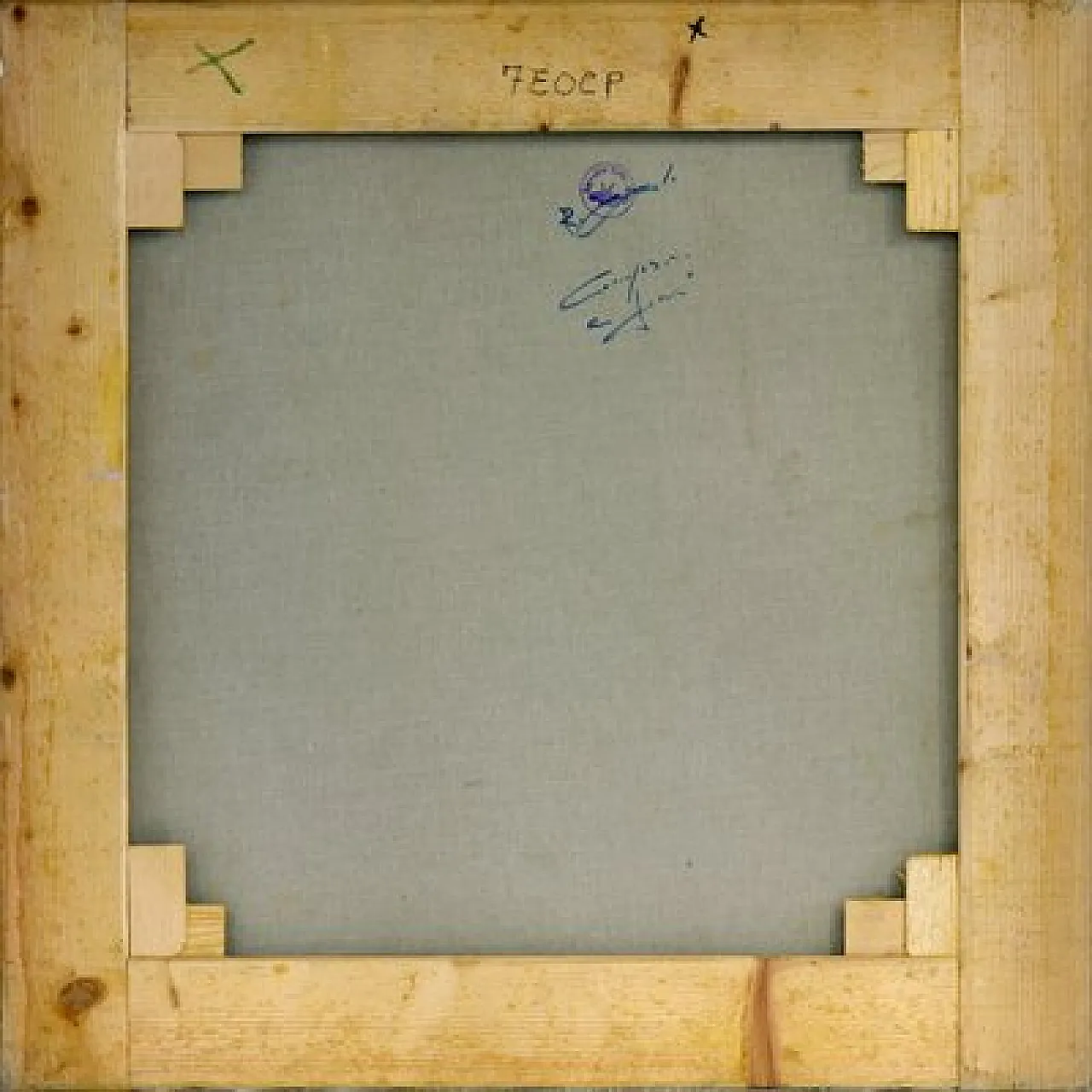 Floral composition by Renato Criscuolo, oil on canvas, 2000s 6