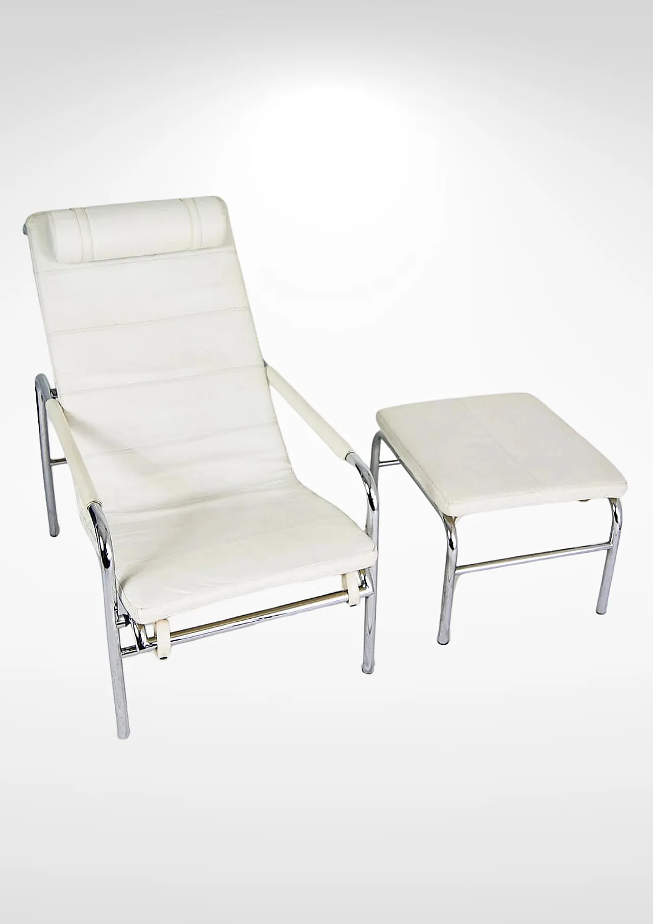 Armchair and footstool Genni by Gabriele Mucchi for Zanotta 1098413