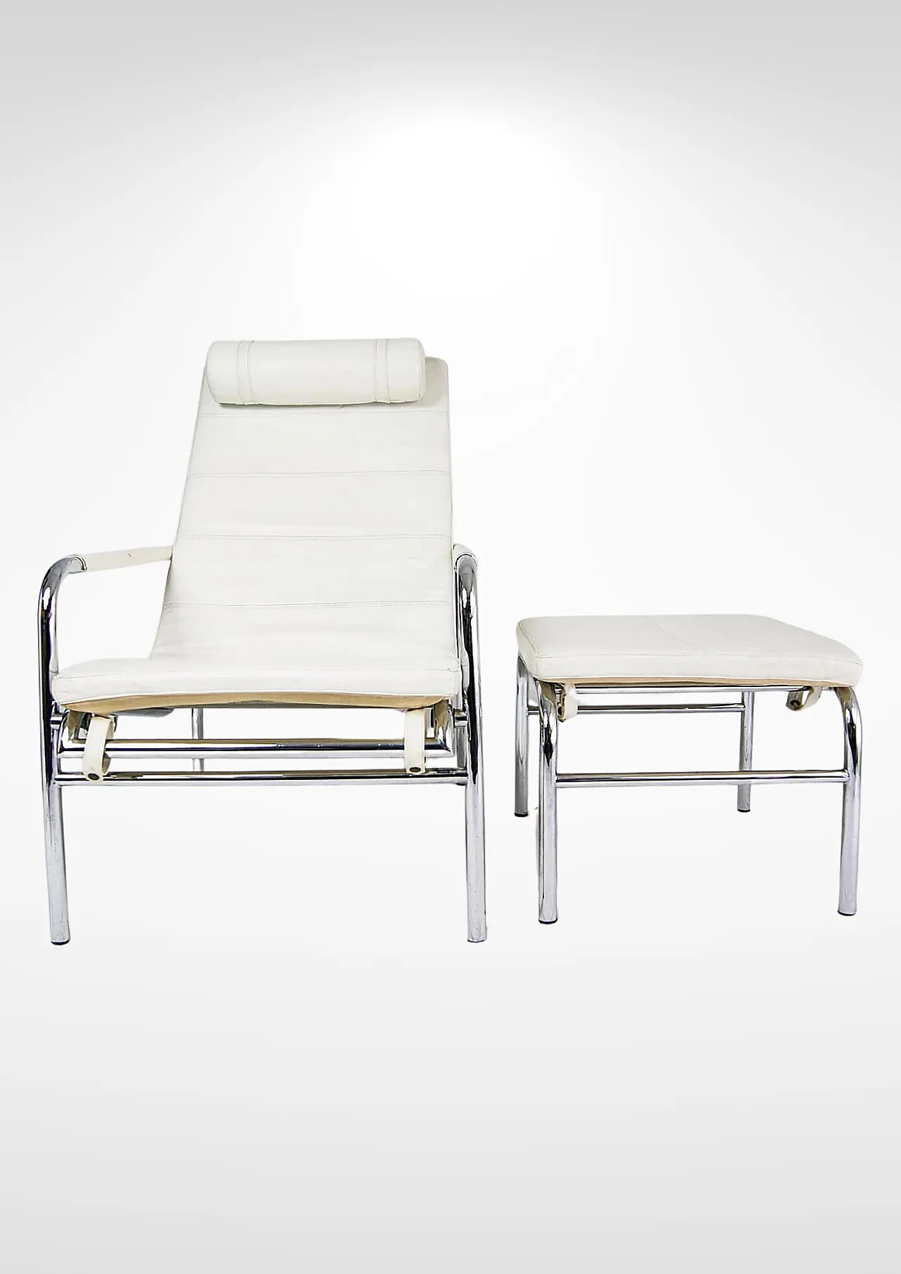 Armchair and footstool Genni by Gabriele Mucchi for Zanotta 1098416