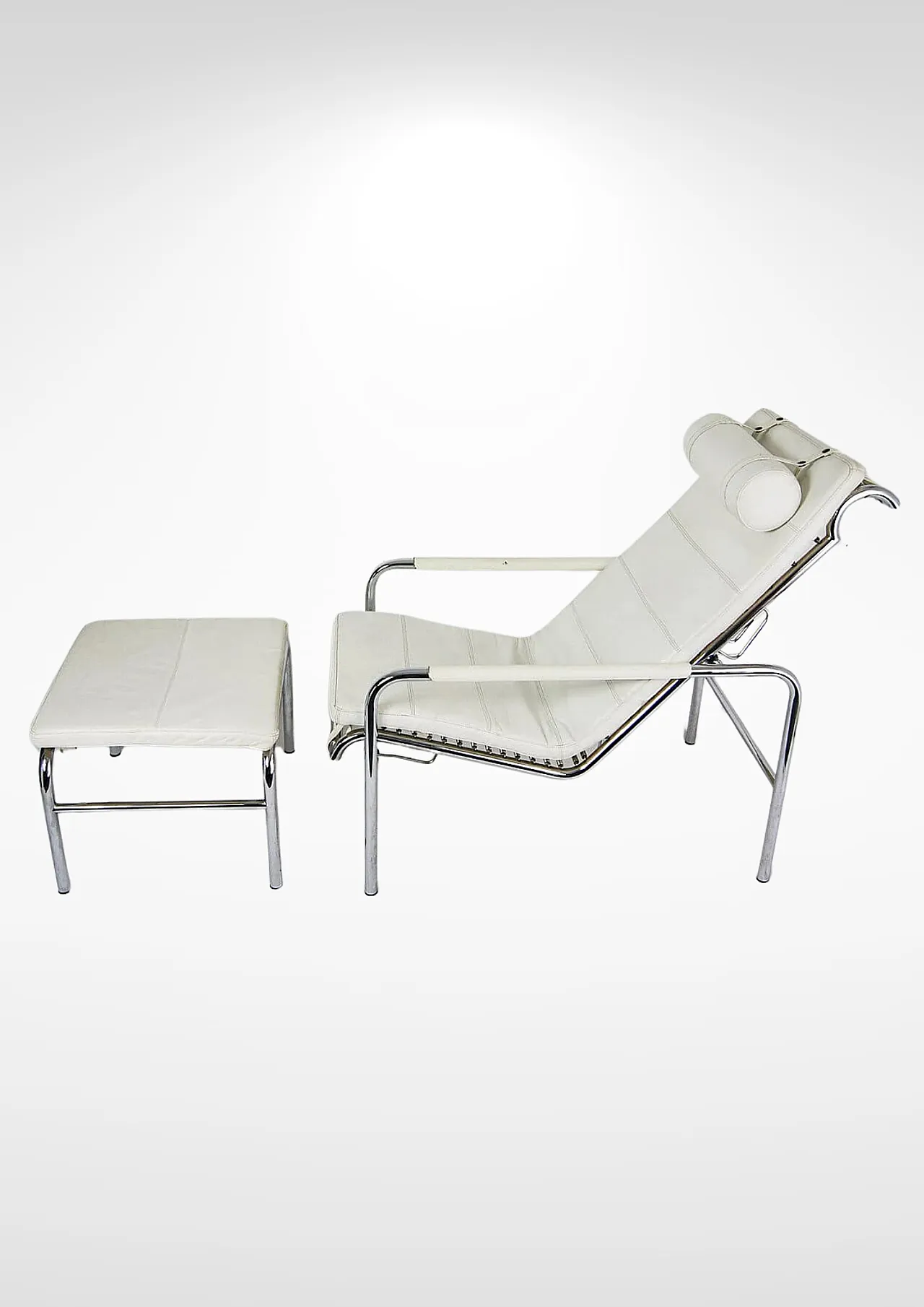 Armchair and footstool Genni by Gabriele Mucchi for Zanotta 1098422