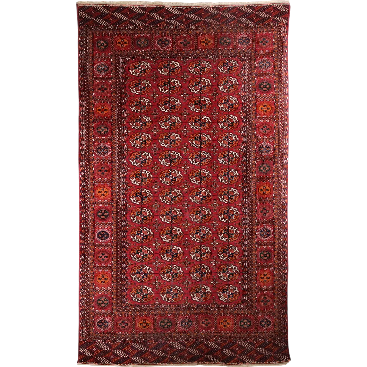Bukhara wool rug with fine knot, late 20th century 8