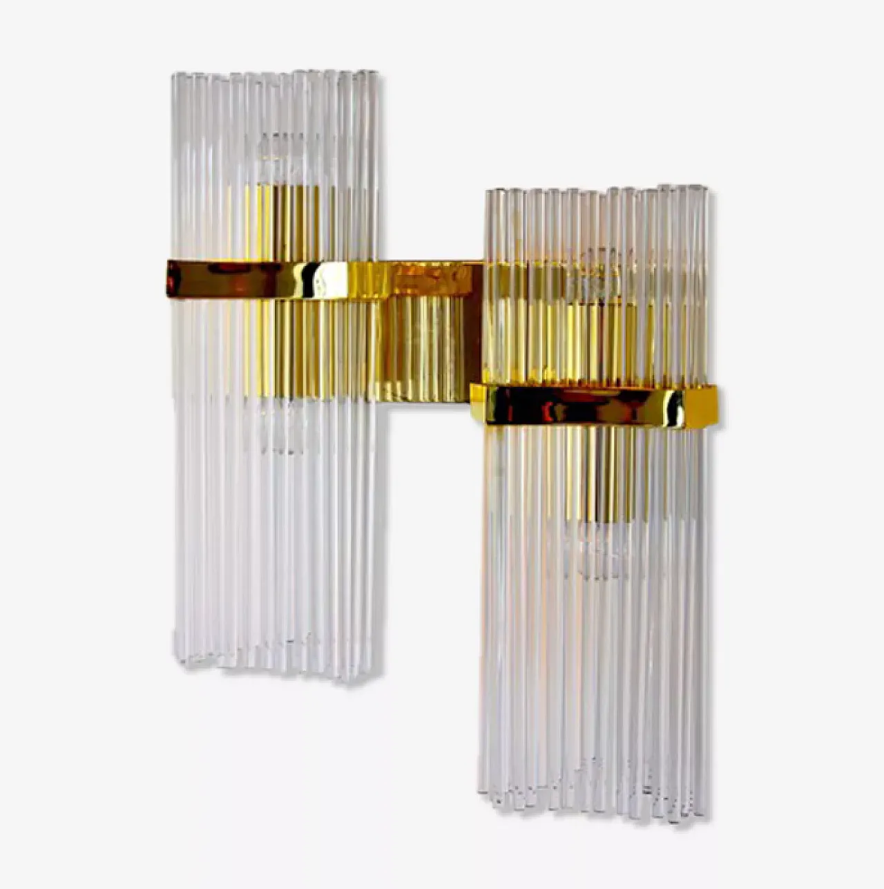 Double wall lamp by Sciolari for Lightolier, 1970s 1