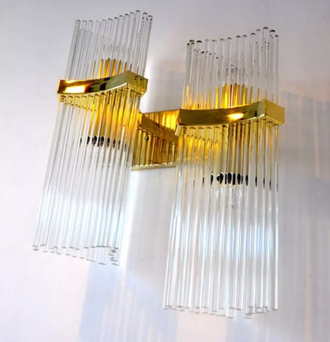 Double wall lamp by Sciolari for Lightolier, 1970s 2