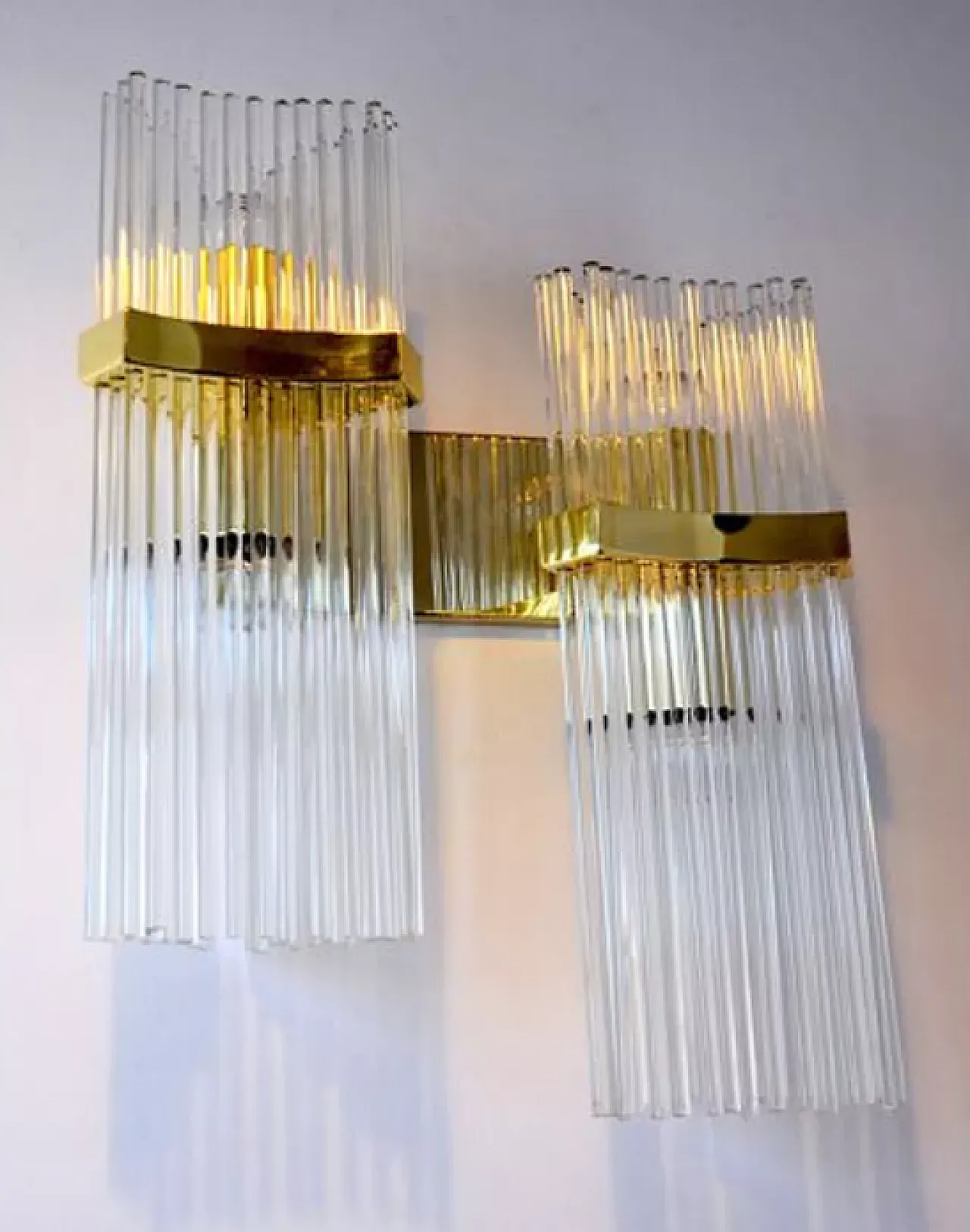 Double wall lamp by Sciolari for Lightolier, 1970s 3