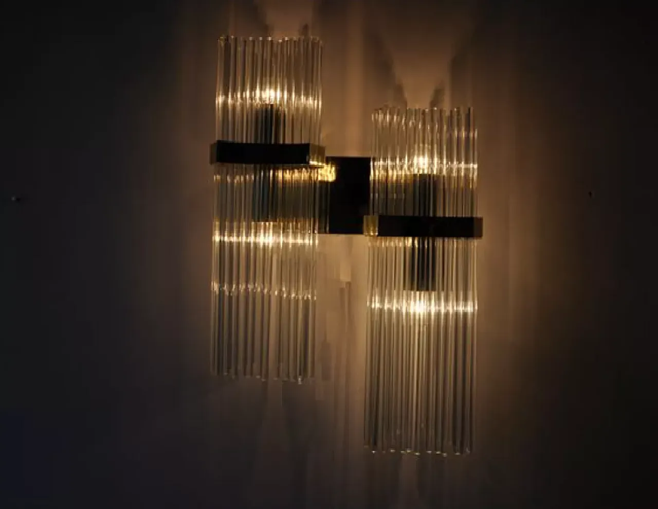 Double wall lamp by Sciolari for Lightolier, 1970s 6