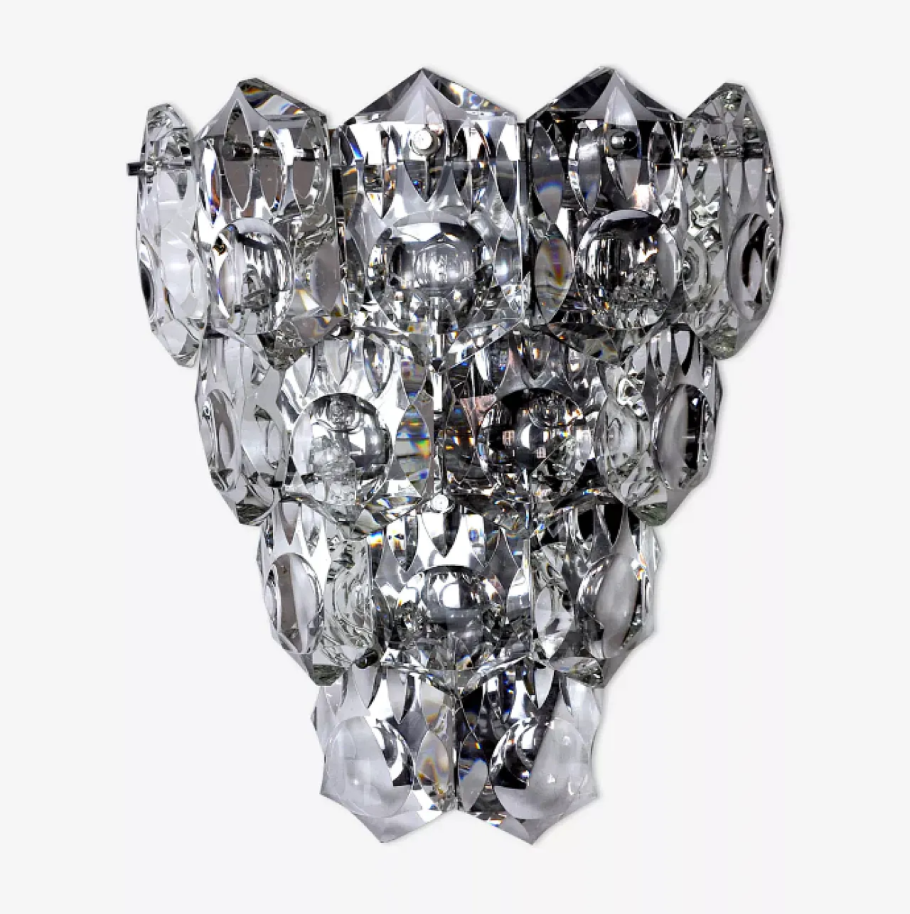 Kinkeldey 4-level wall lamp, 1970s 1