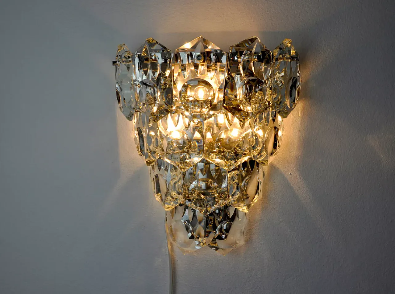 Kinkeldey 4-level wall lamp, 1970s 3