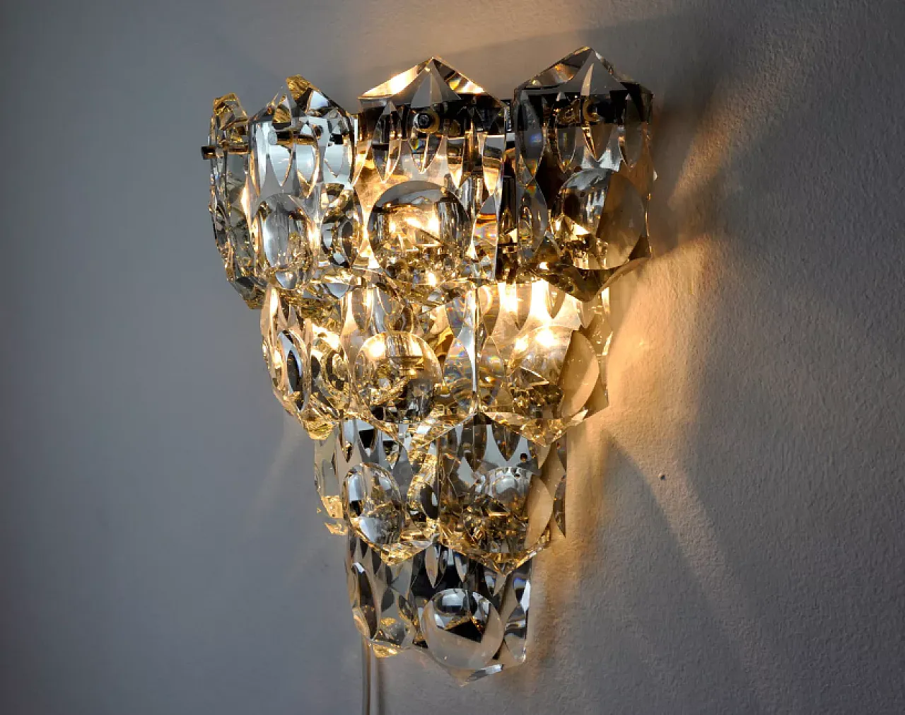 Kinkeldey 4-level wall lamp, 1970s 4