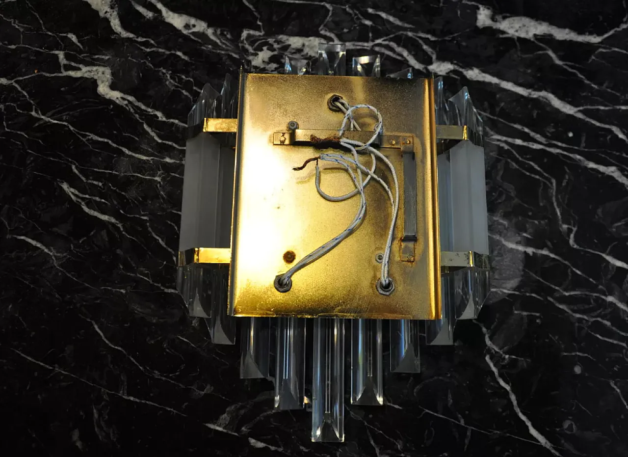 Triedi Murano glass wall sconce, 1970s 8