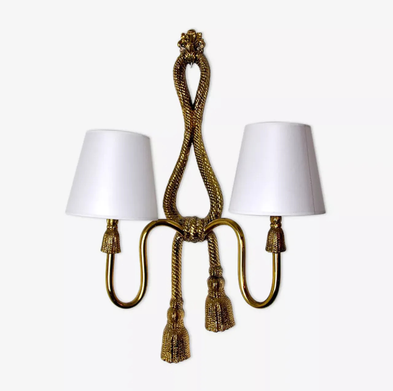 Brass wall lamp by Italo Valenti, 1970s 1