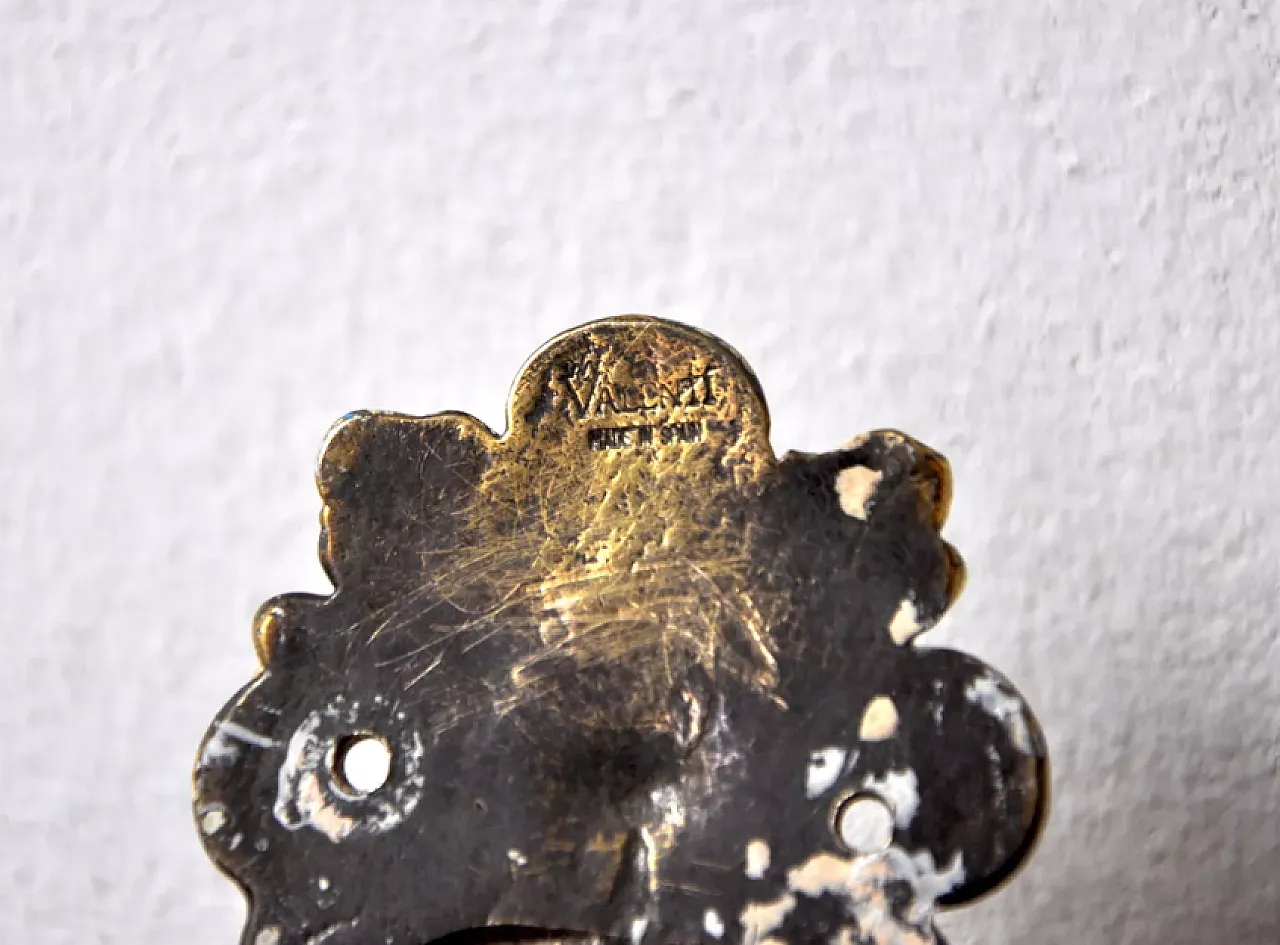 Brass wall lamp by Italo Valenti, 1970s 8