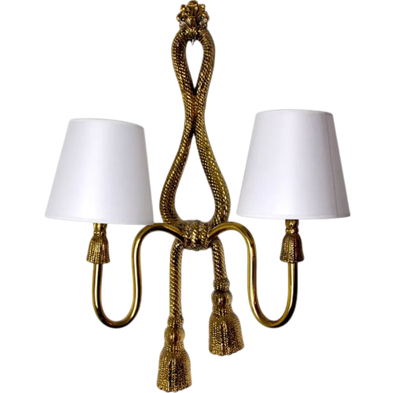 Brass wall lamp by Italo Valenti, 1970s 9