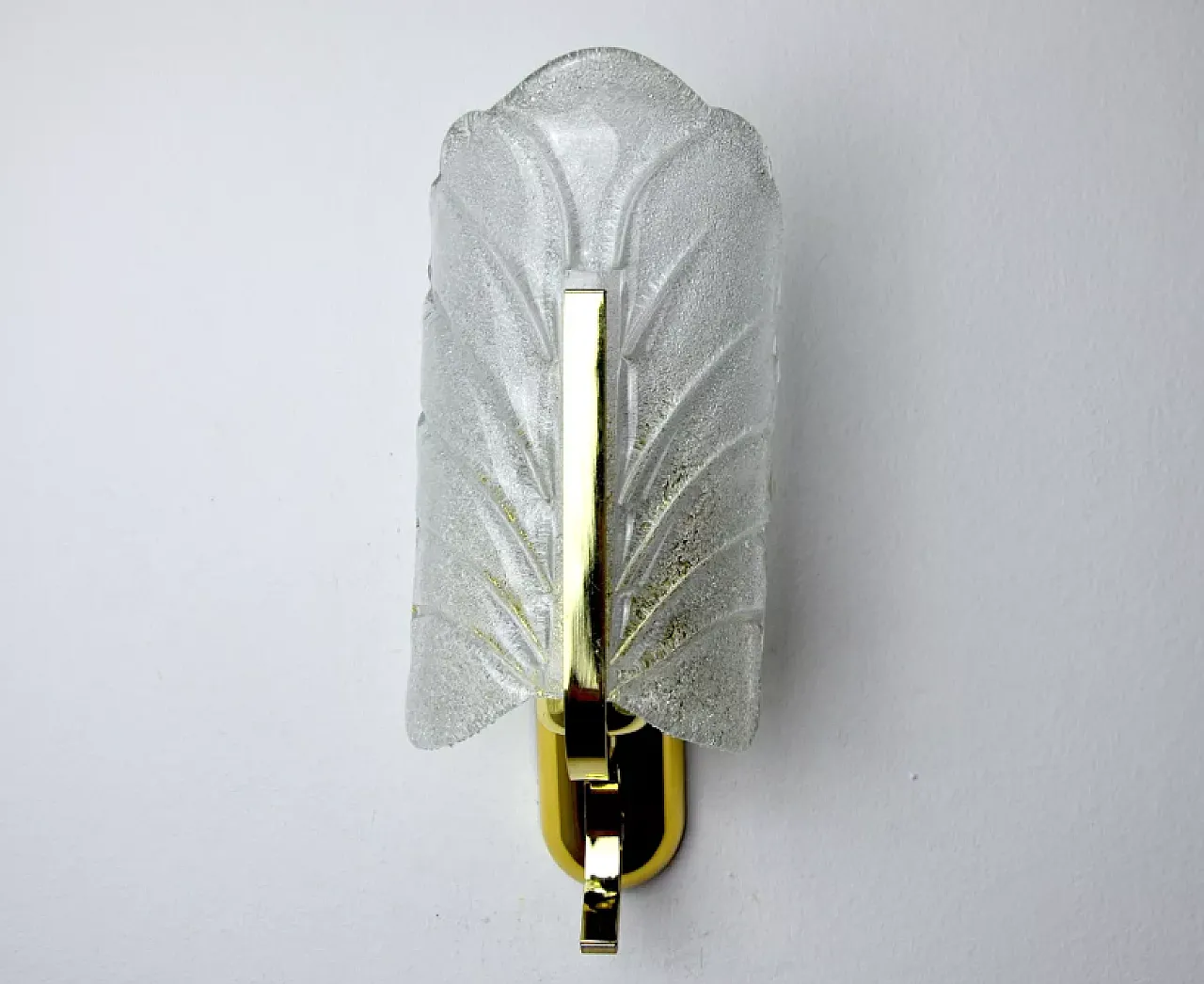 Satin-finish glass wall lamp by Carl Fagerlund, 1970s 3