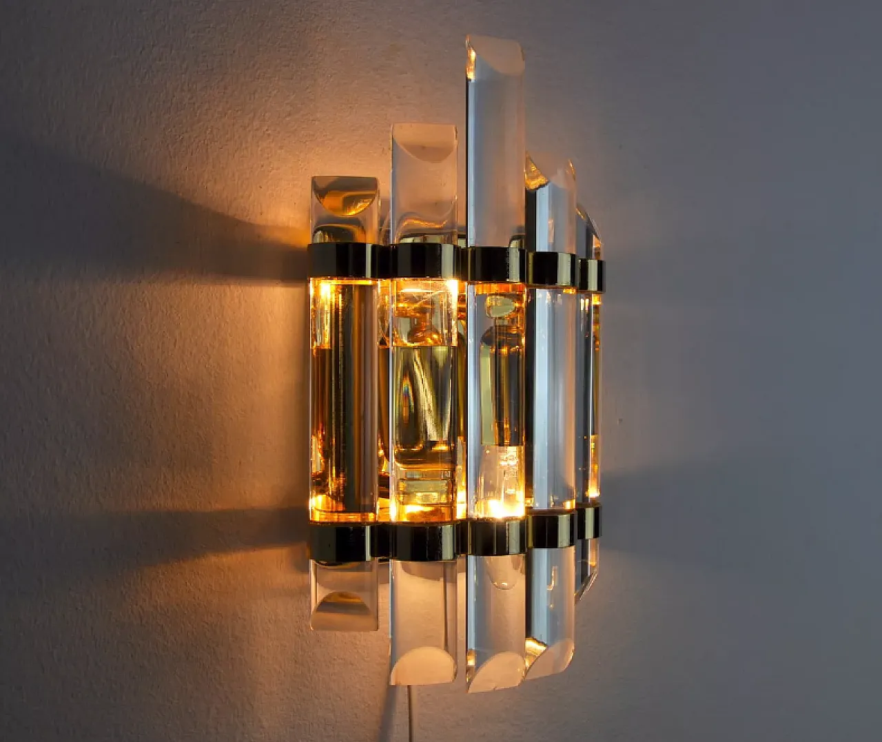 Triedi Murano glass wall sconce, 1970s 7