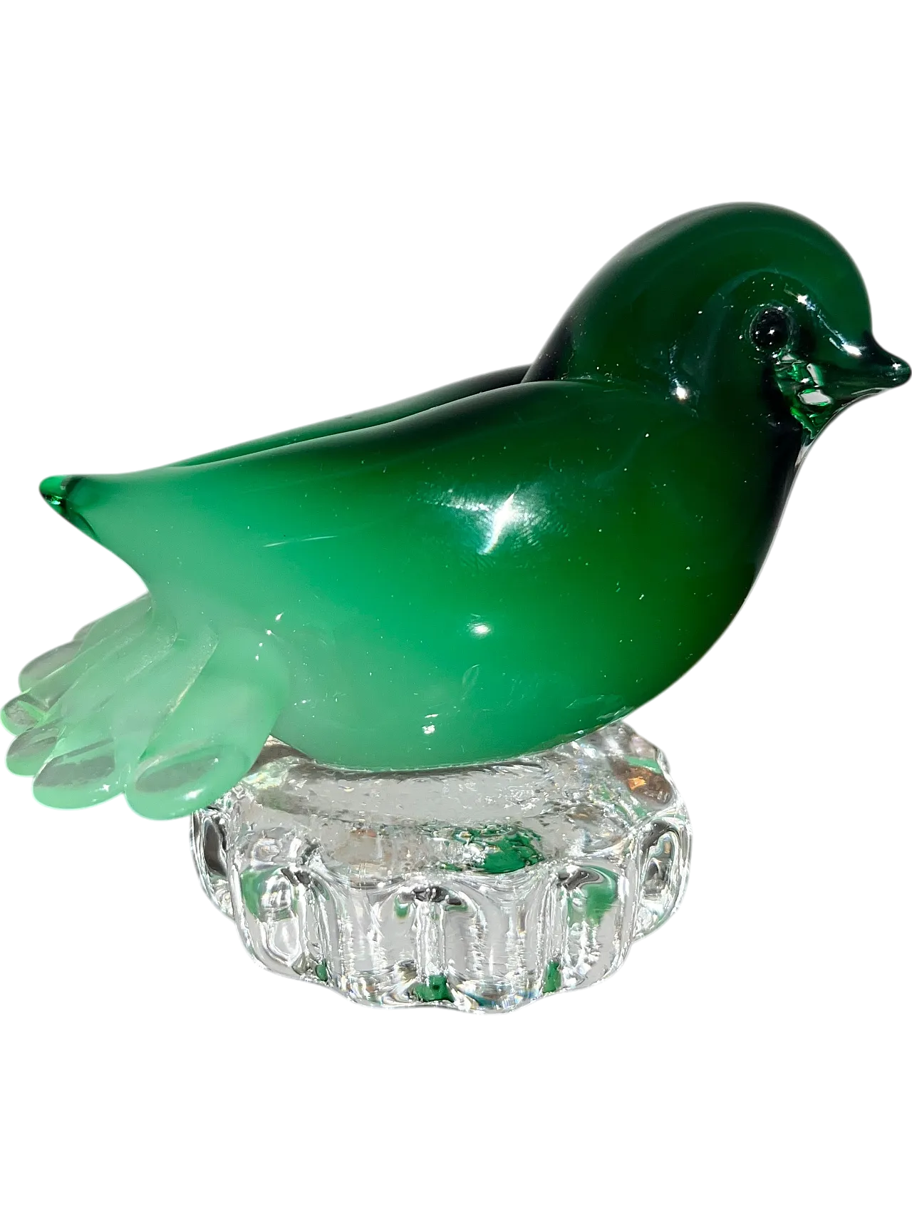 Decorative bird in Murano glass, late 20th century 7