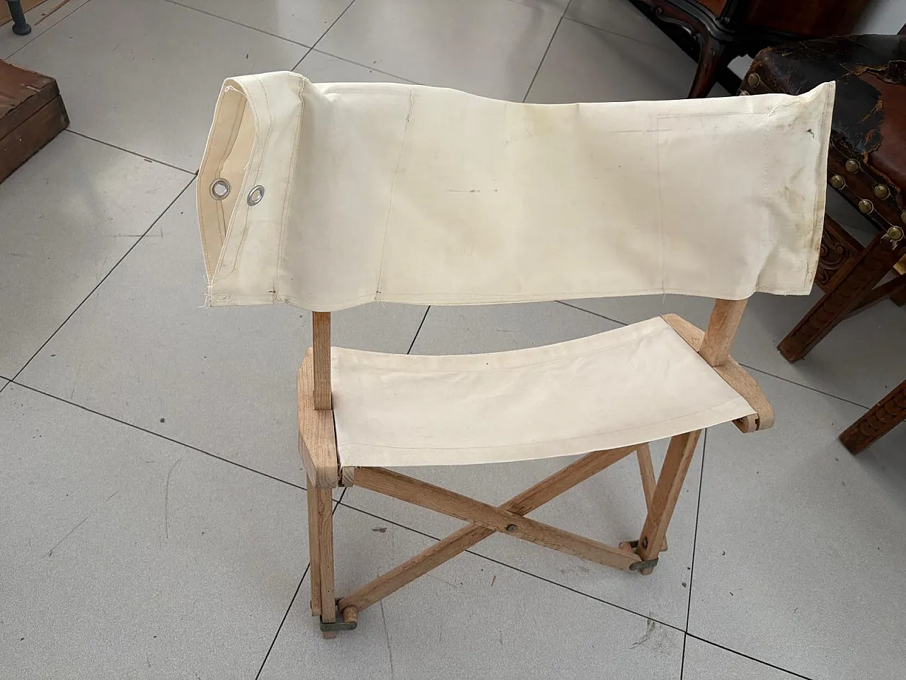 Sedia pieghevole vintage “Praia”, anni '60 5