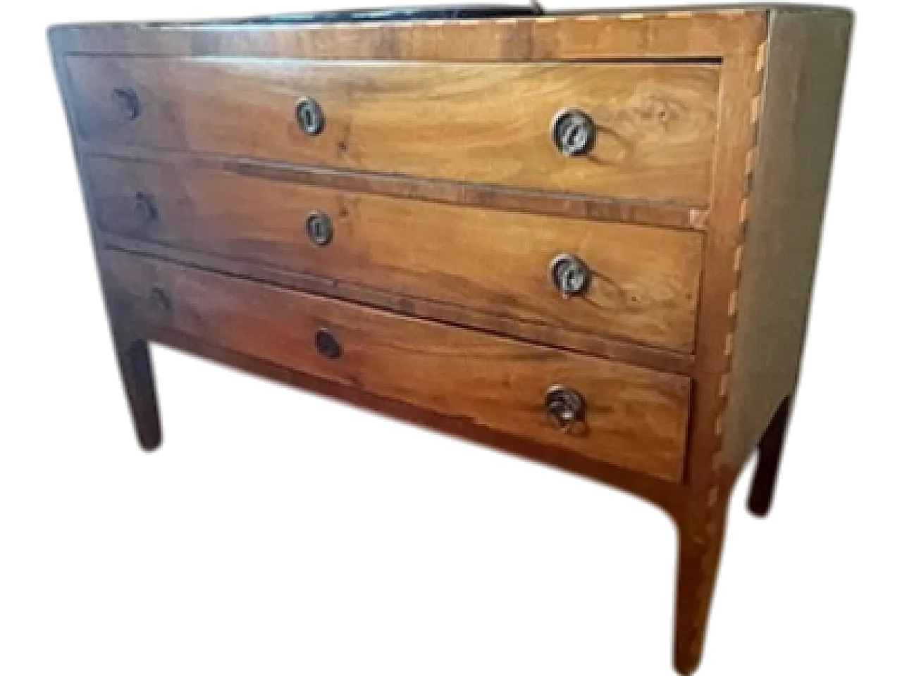 Louis  XVI inlayed wooden dresser, late 18th century 10