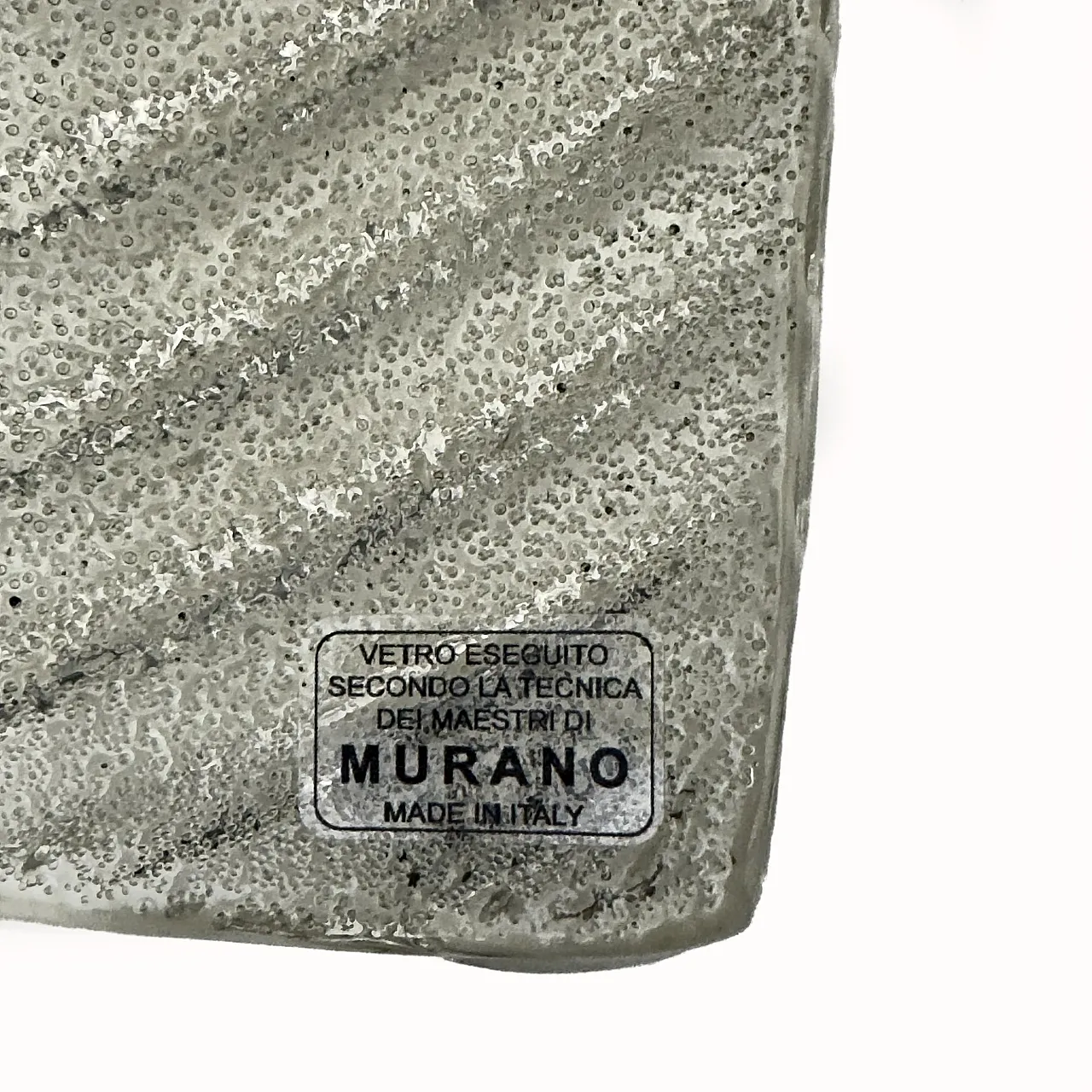 Pair of Murano glass lamps with smoked twist, 2000s 8