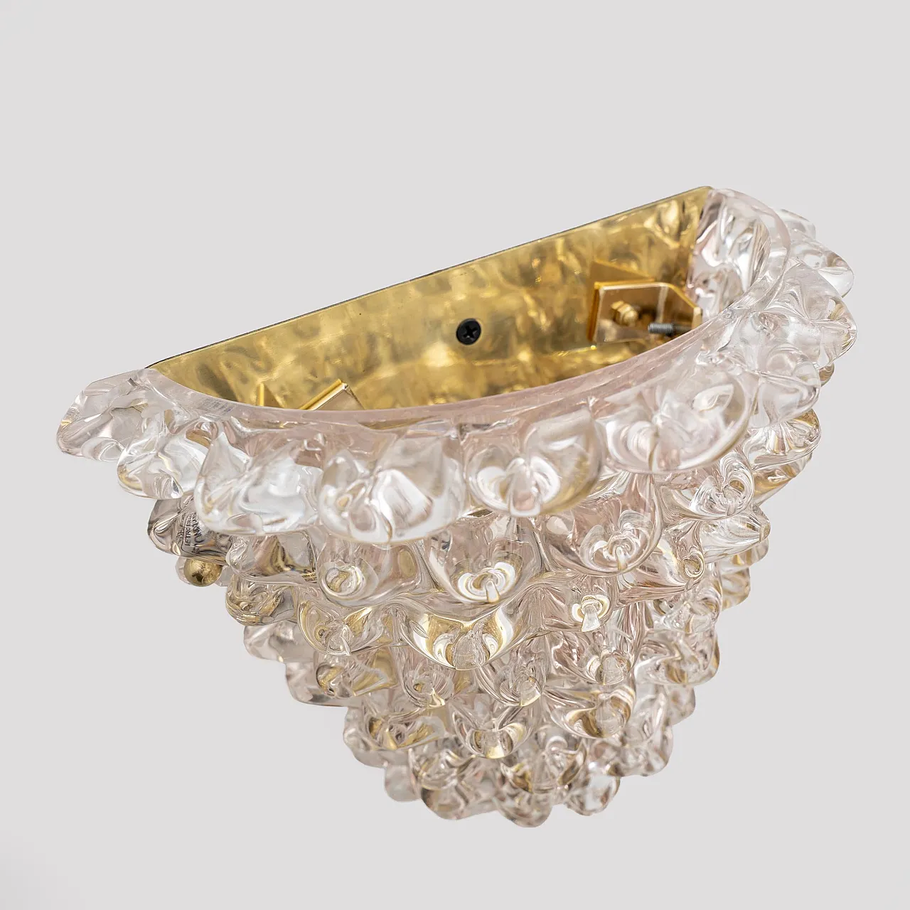 Pair of Rostrato Murano glass lamps, 2000s 9