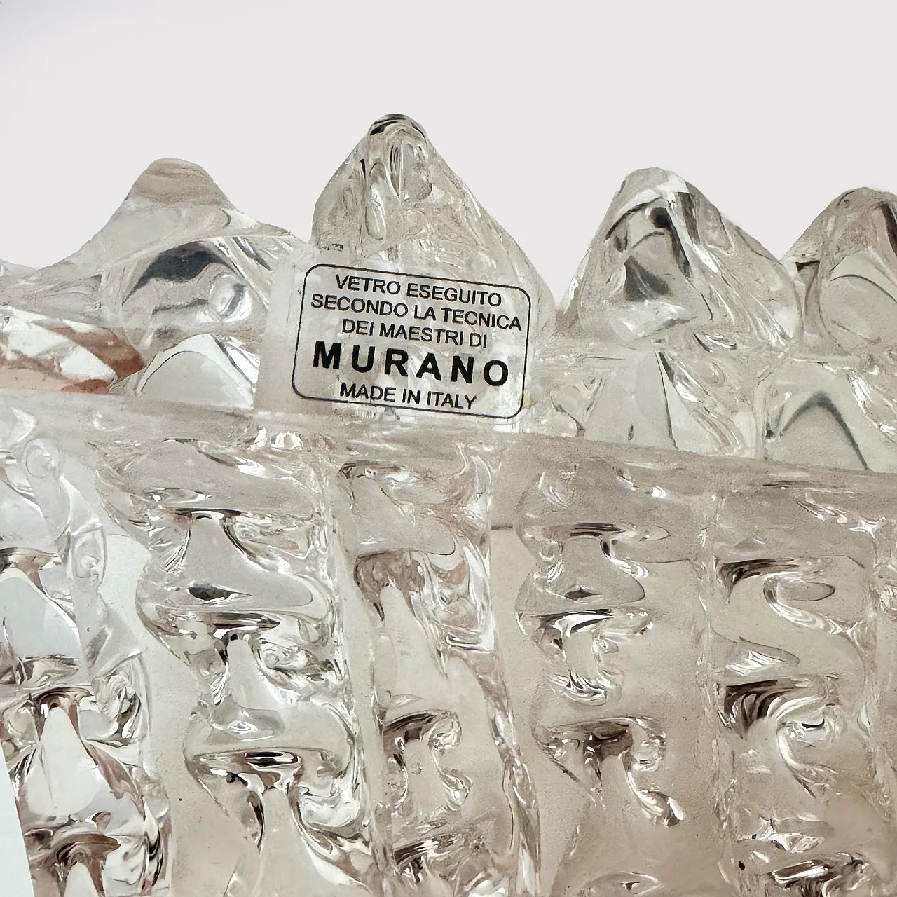 Pair of Rostrato Murano glass lamps, 2000s 10