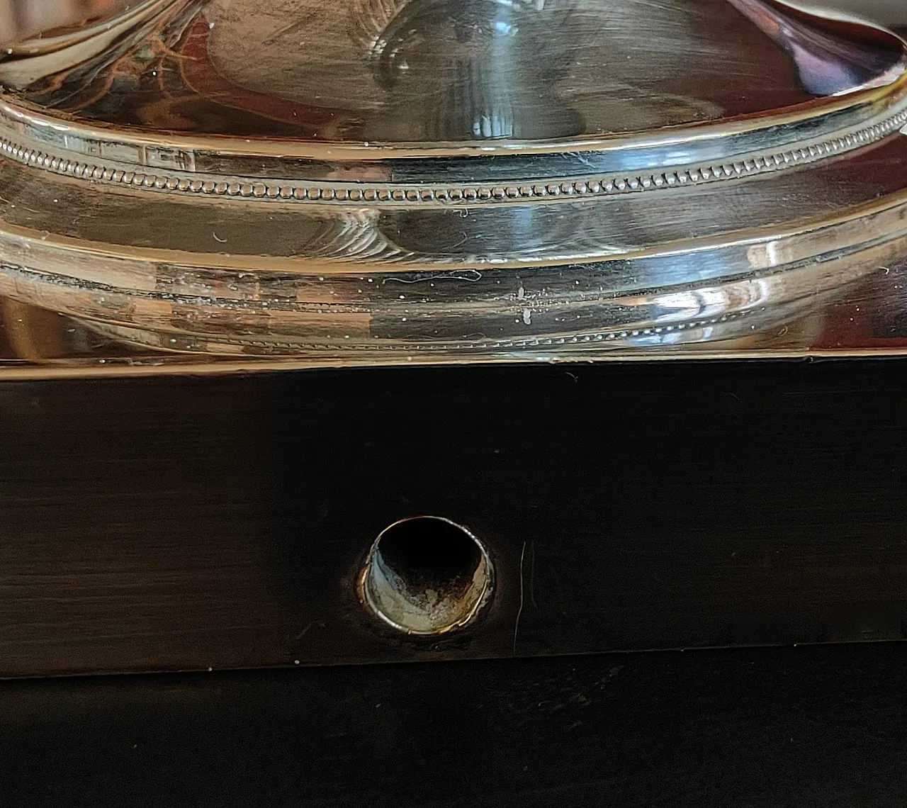 Struttura di lampada ad olio vittoriana in silver. Inghilterra 8