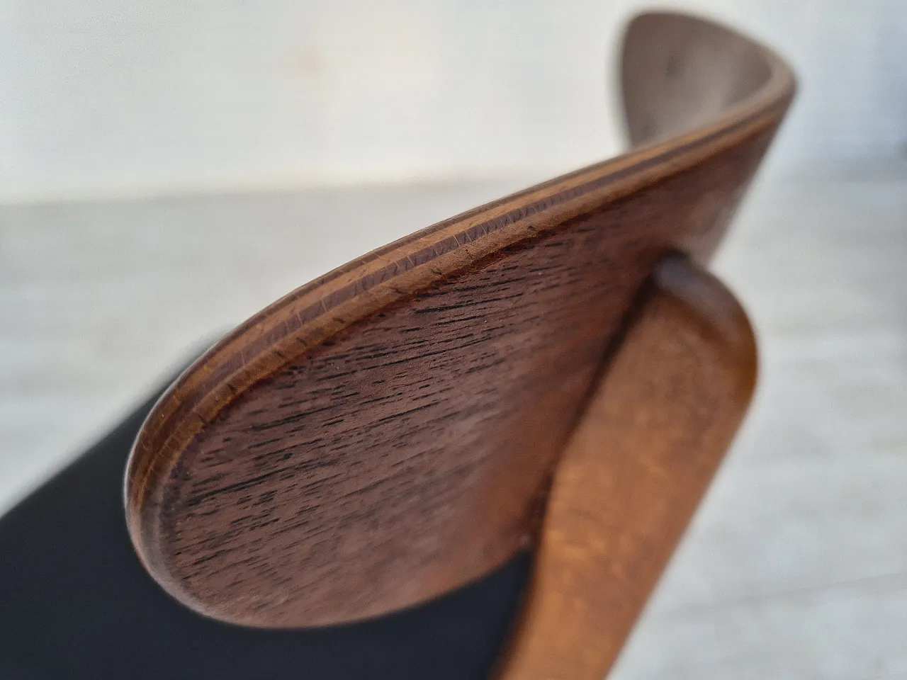 4 Danish dining chairs by Farstrup, bent teak wood, 1960s 10