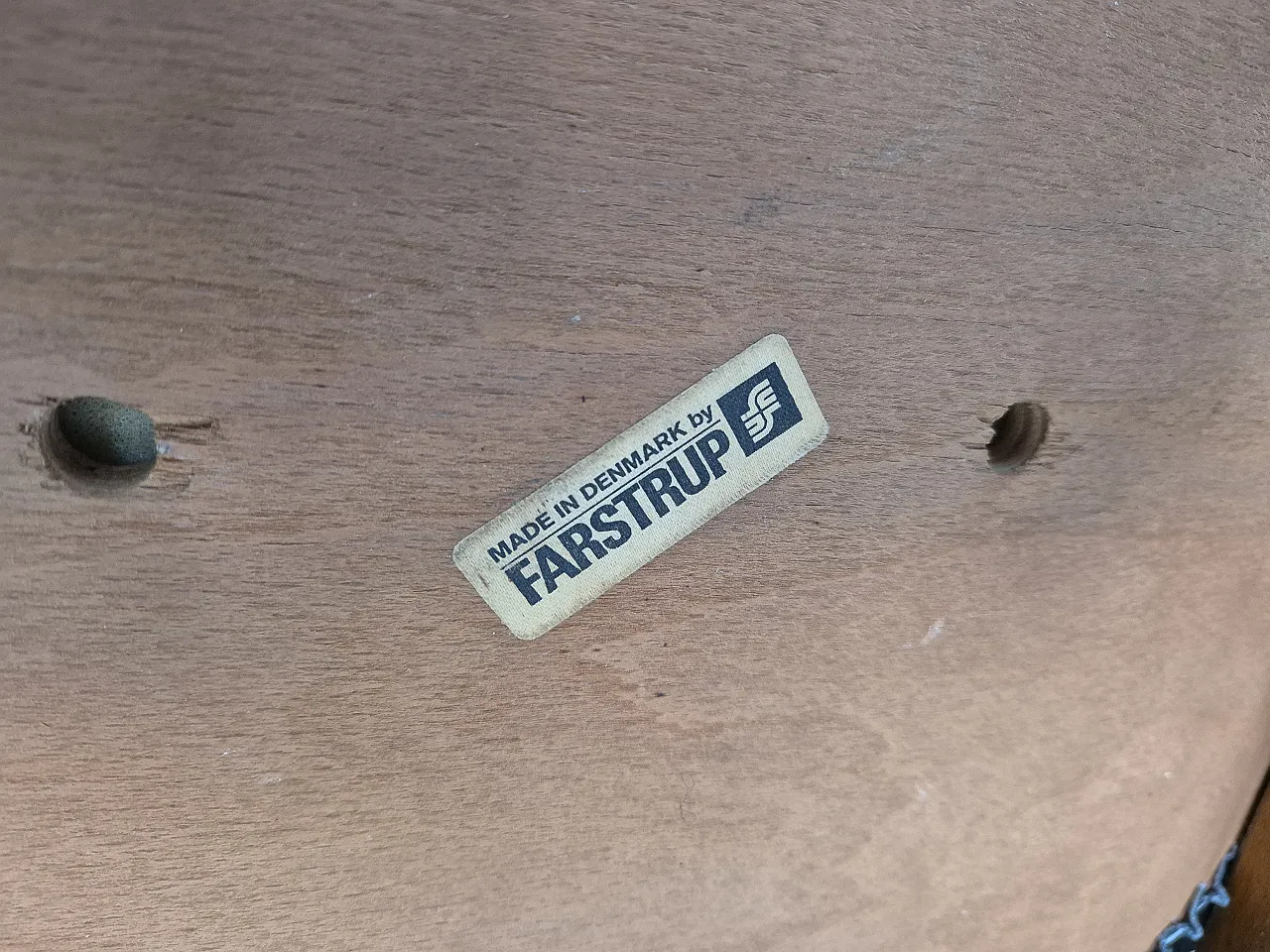 4 Danish dining chairs by Farstrup, bent teak wood, 1960s 15