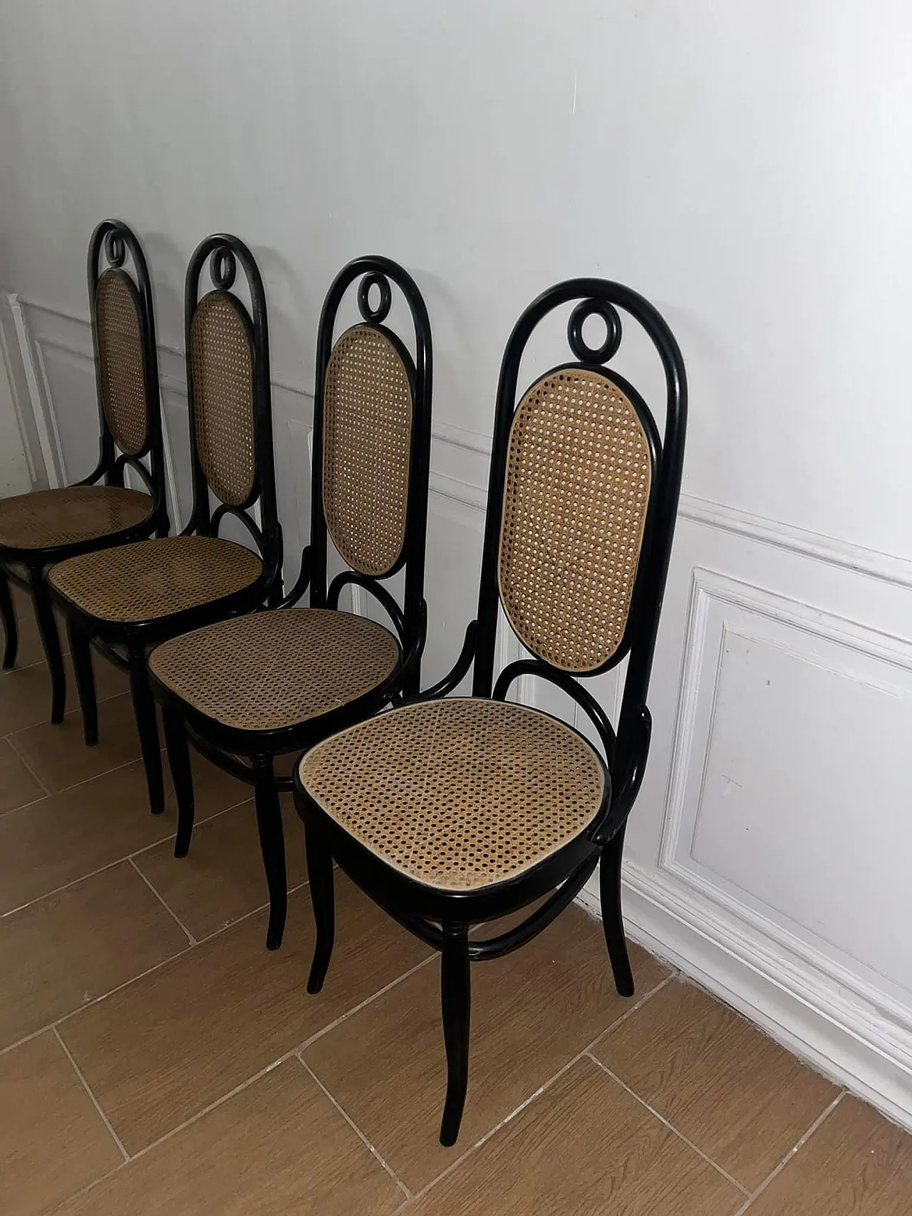 4 Thonet chairs, 20th century 4