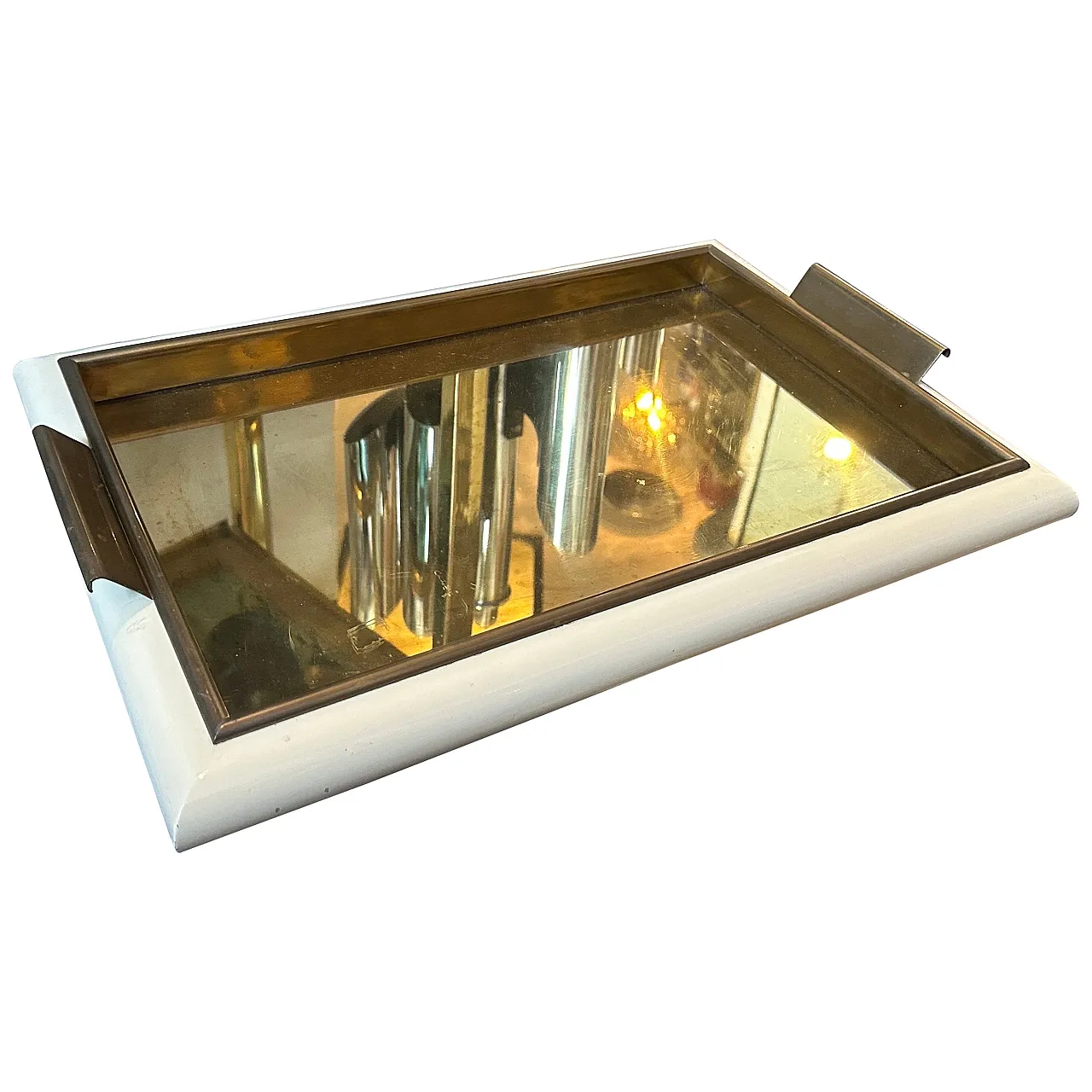 Modern rectangular serving tray by Tommaso Barbi, 1970s 1