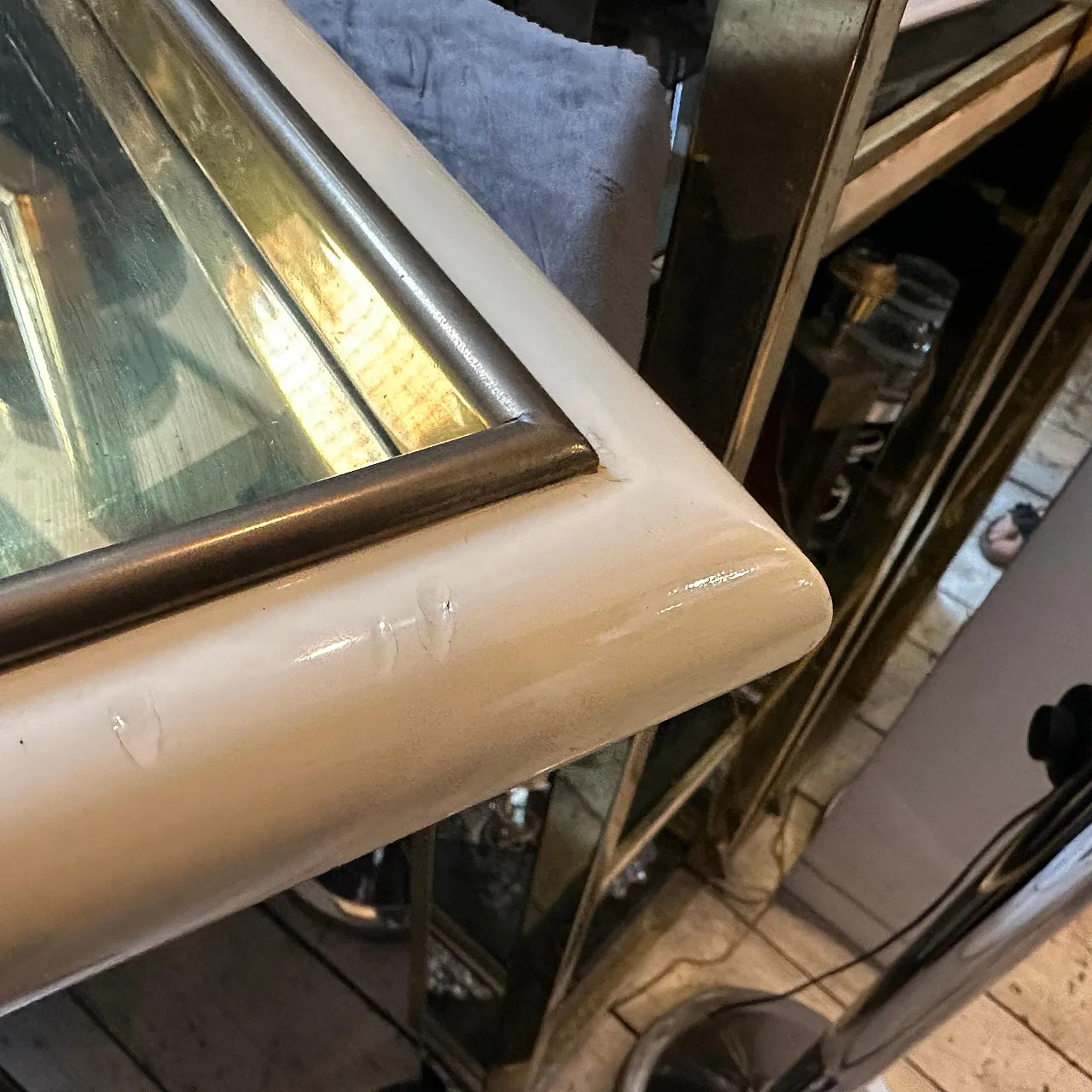 Modern rectangular serving tray by Tommaso Barbi, 1970s 4