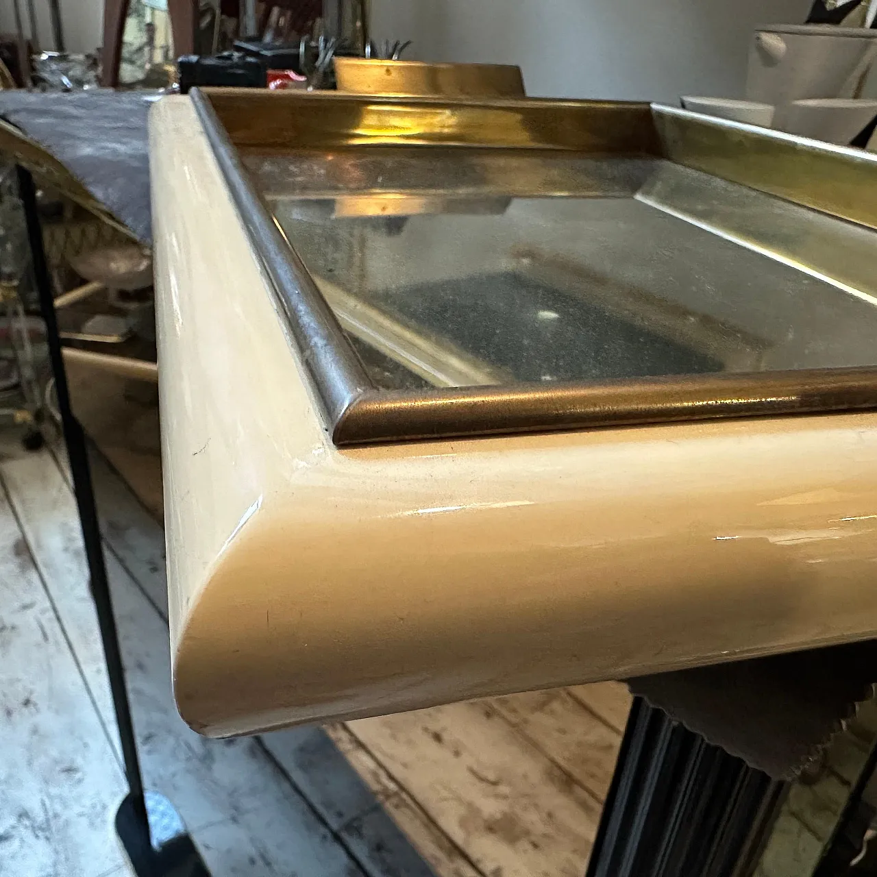 Modern rectangular serving tray by Tommaso Barbi, 1970s 10