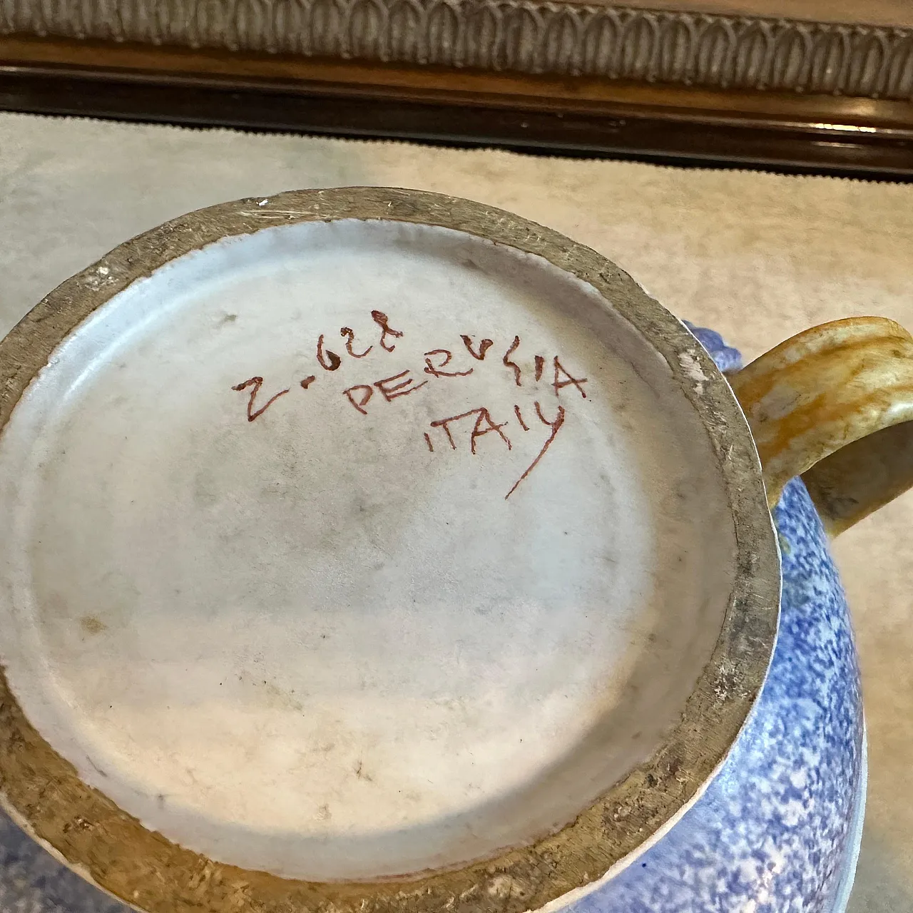 Polychrome ceramic vase, 1930s 10