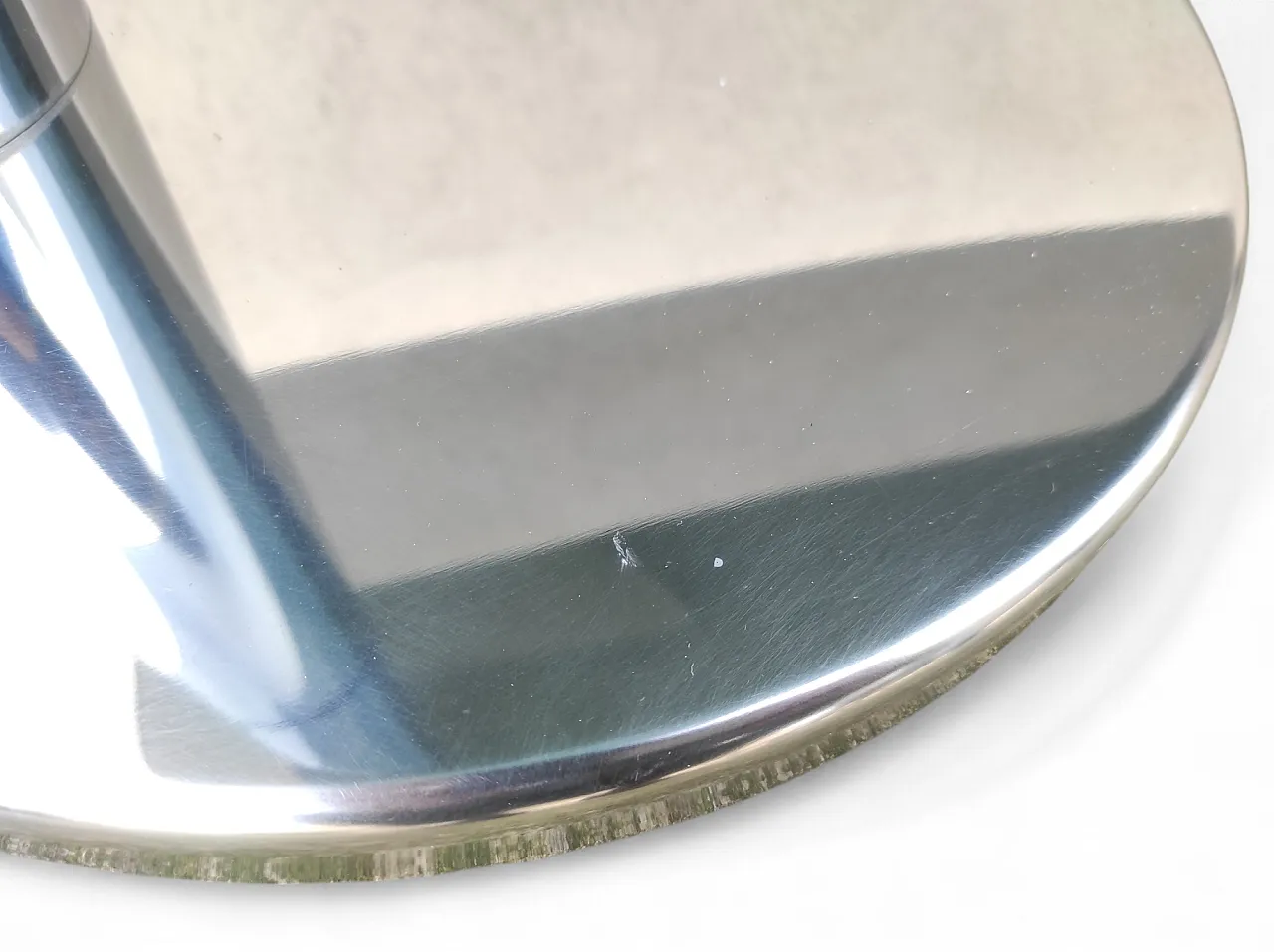 Consolle in vetro fumè, acciaio e placcatura in cromo, anni '70 7