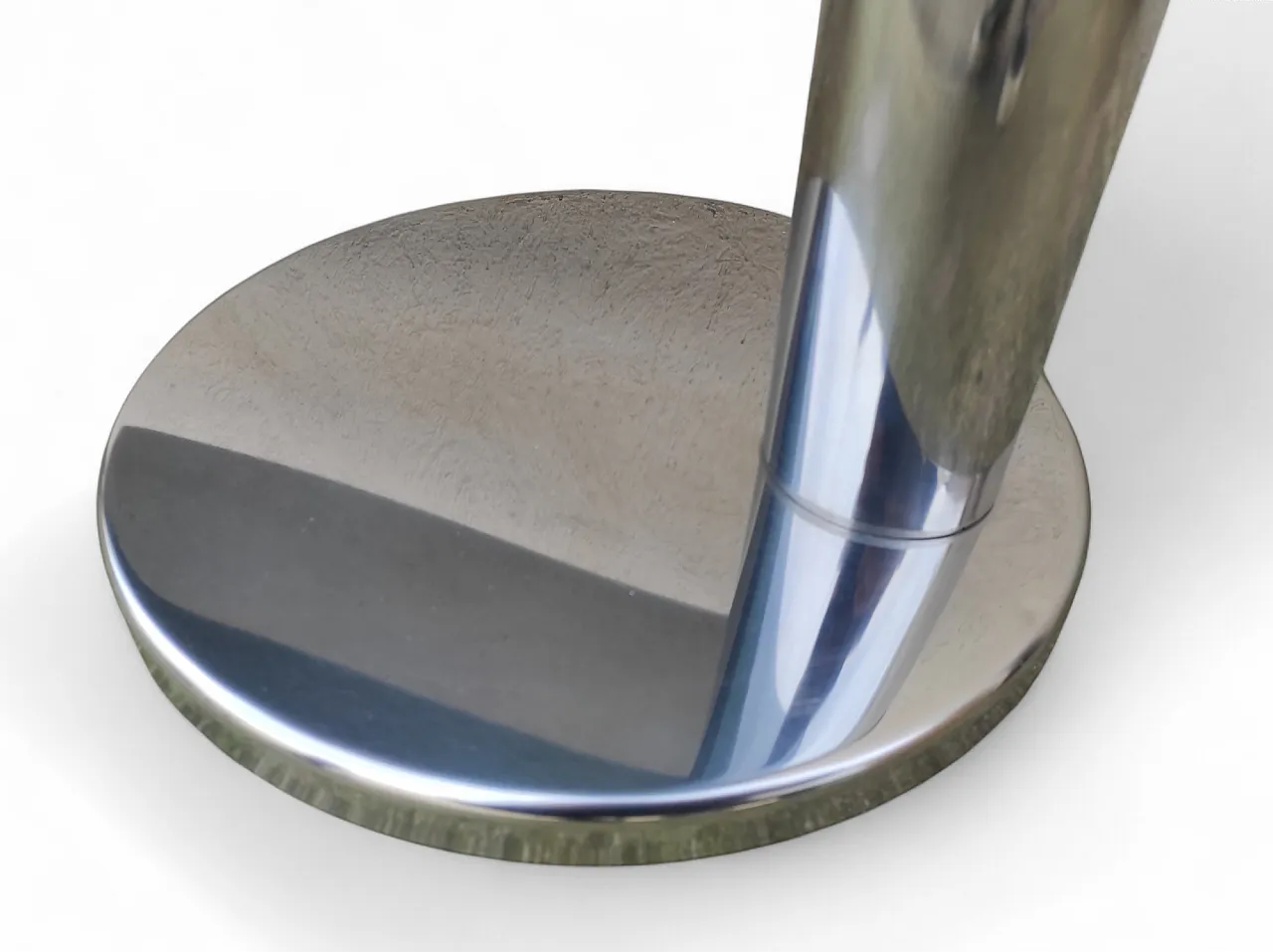 Consolle in vetro fumè, acciaio e placcatura in cromo, anni '70 8