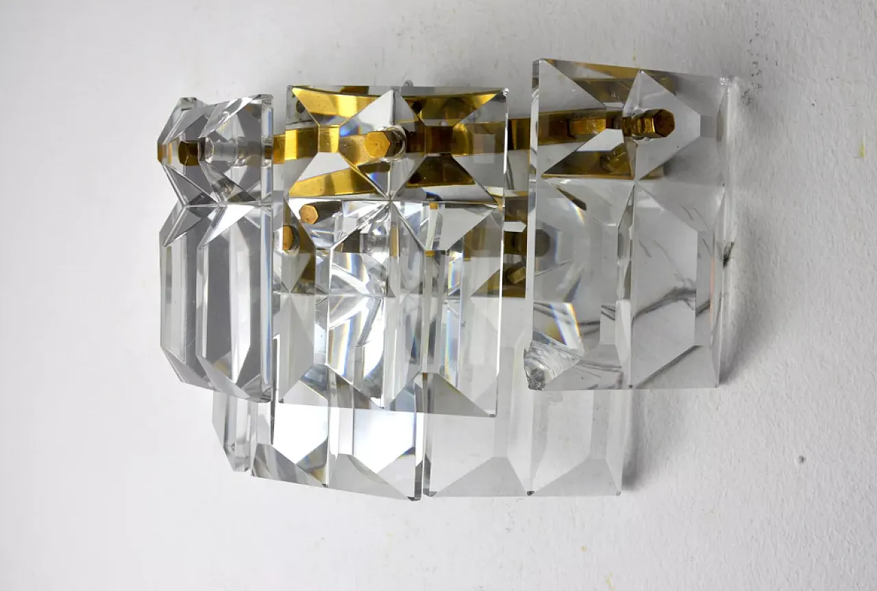 Kinkeldey glass wall lamp, 1970s 3