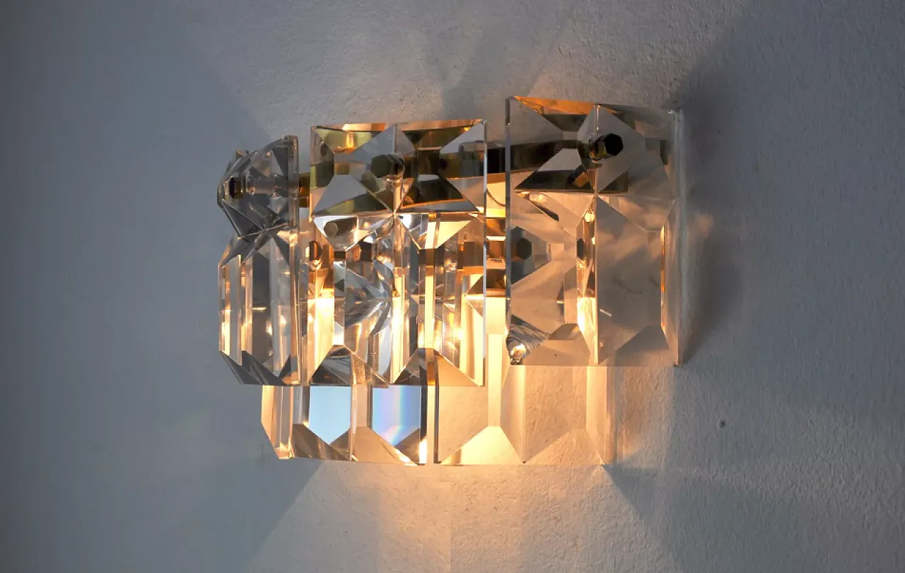 Kinkeldey glass wall lamp, 1970s 6