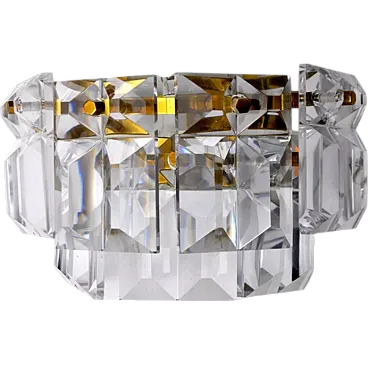 Kinkeldey glass wall lamp, 1970s