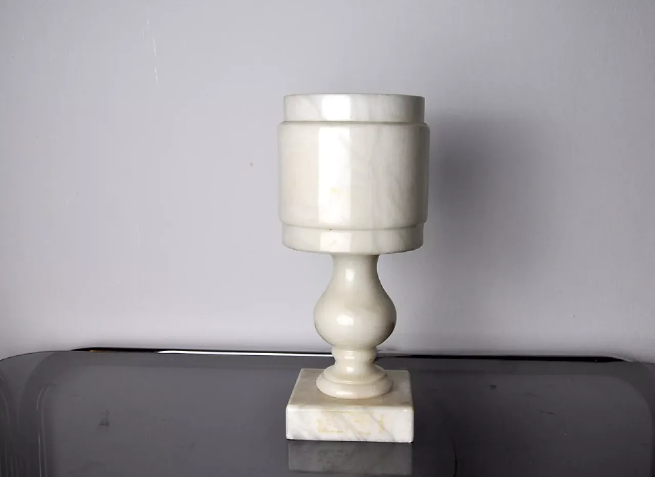 Spanish alabaster table lamp, 1970s 2