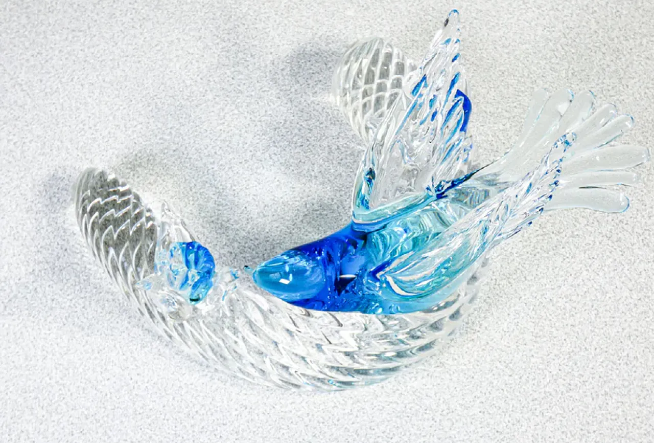 Scultura in vetro soffiato di Murano, anni '60 6