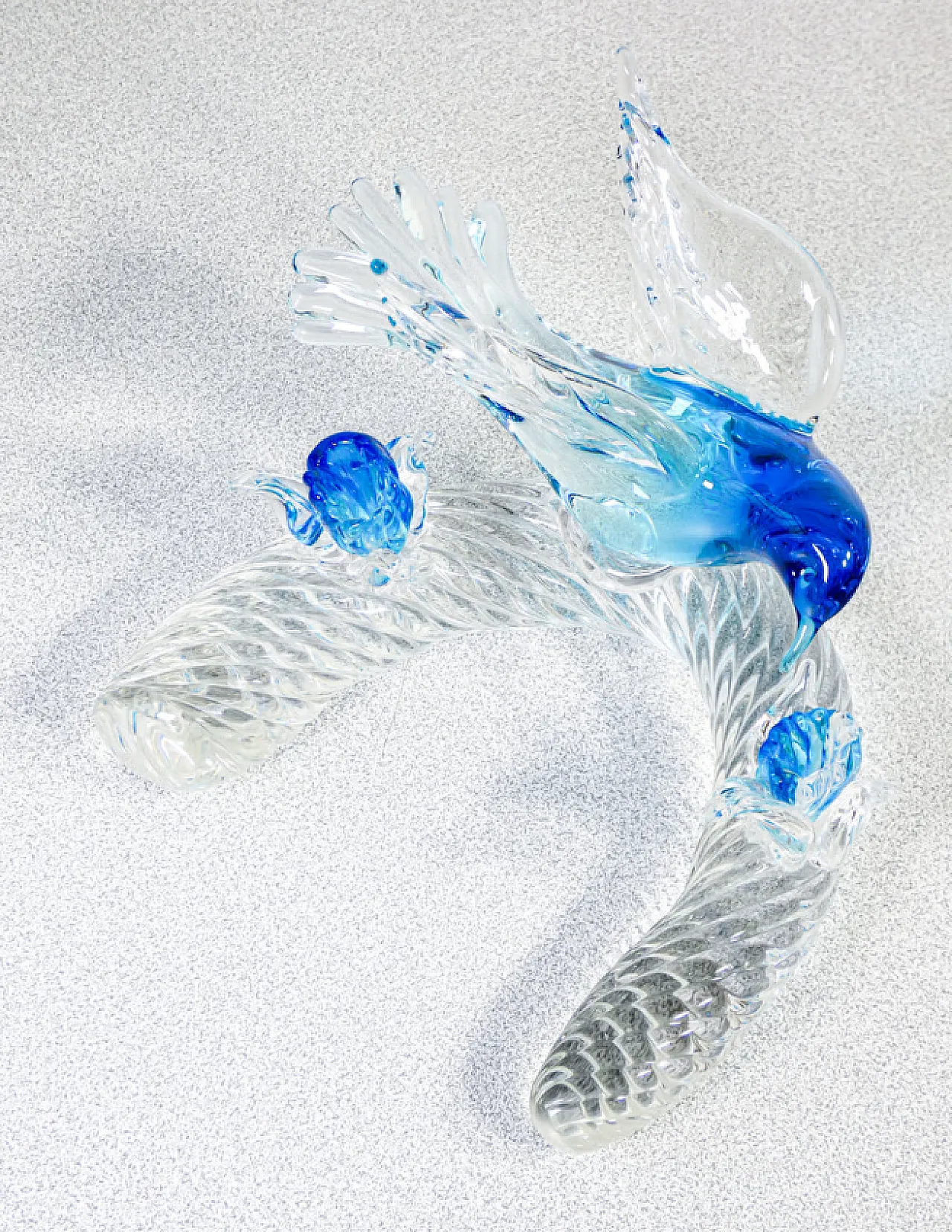 Scultura in vetro soffiato di Murano, anni '60 7