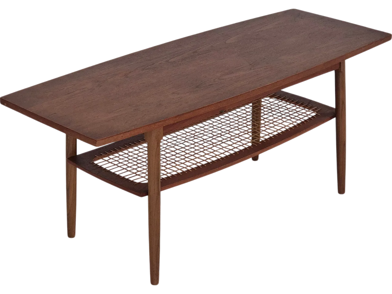 Tavolino da caffè danese in teak, Anni anni '70 19